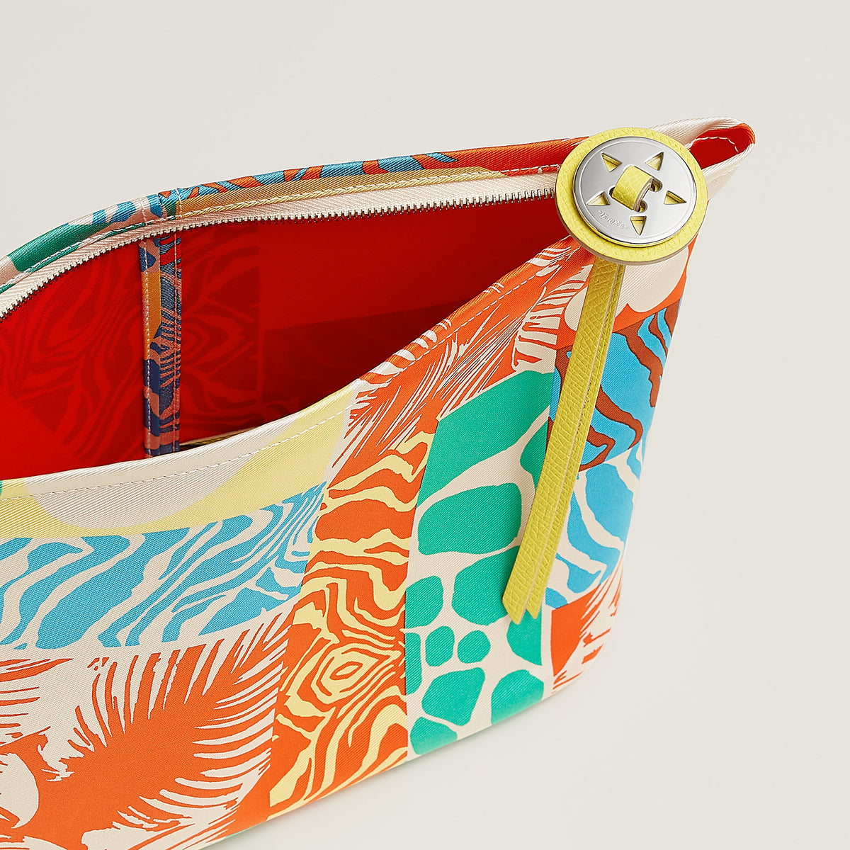Hermes Silky Pouch 27 Orange Poppy