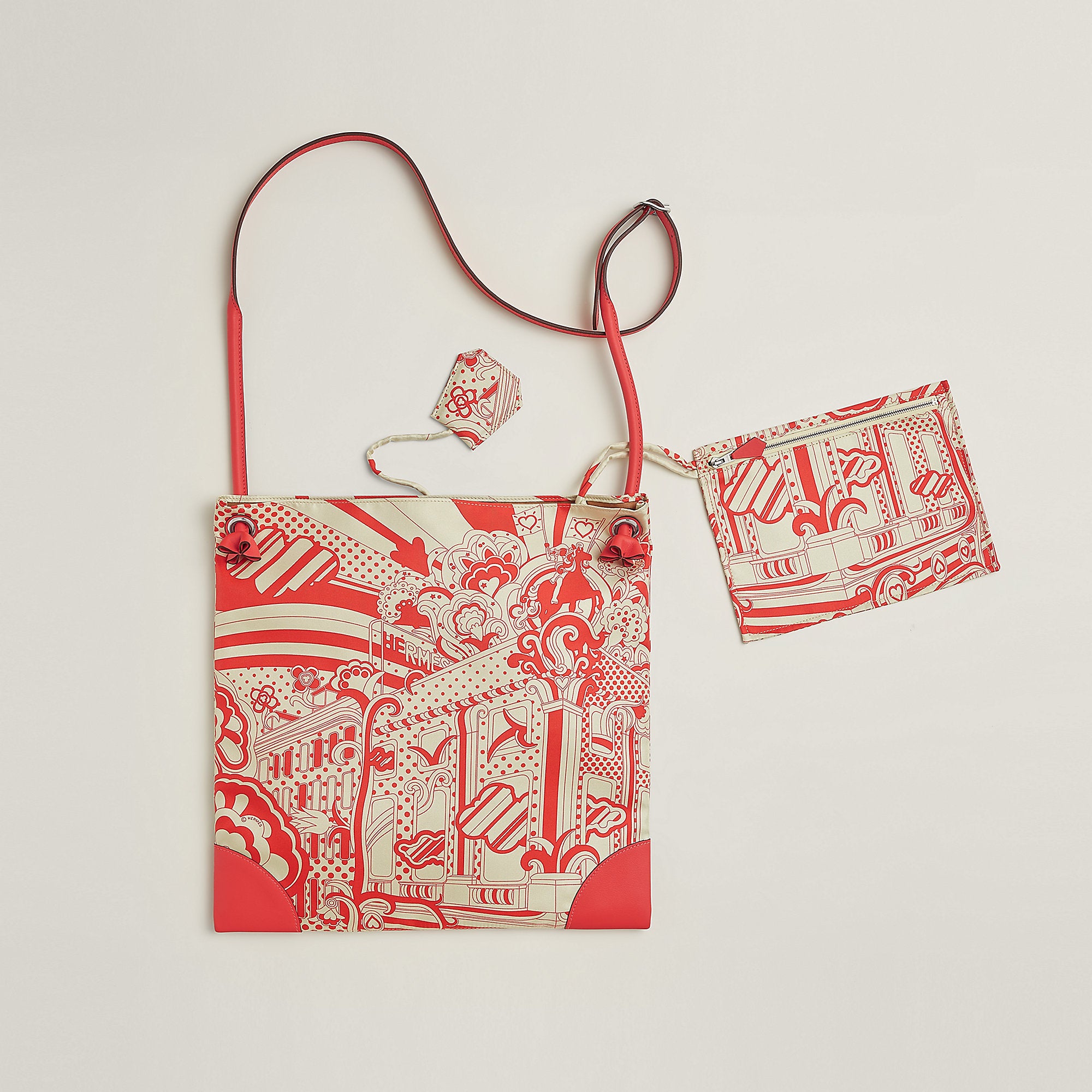 Hermes Silkycity 33 Bag Orange Field