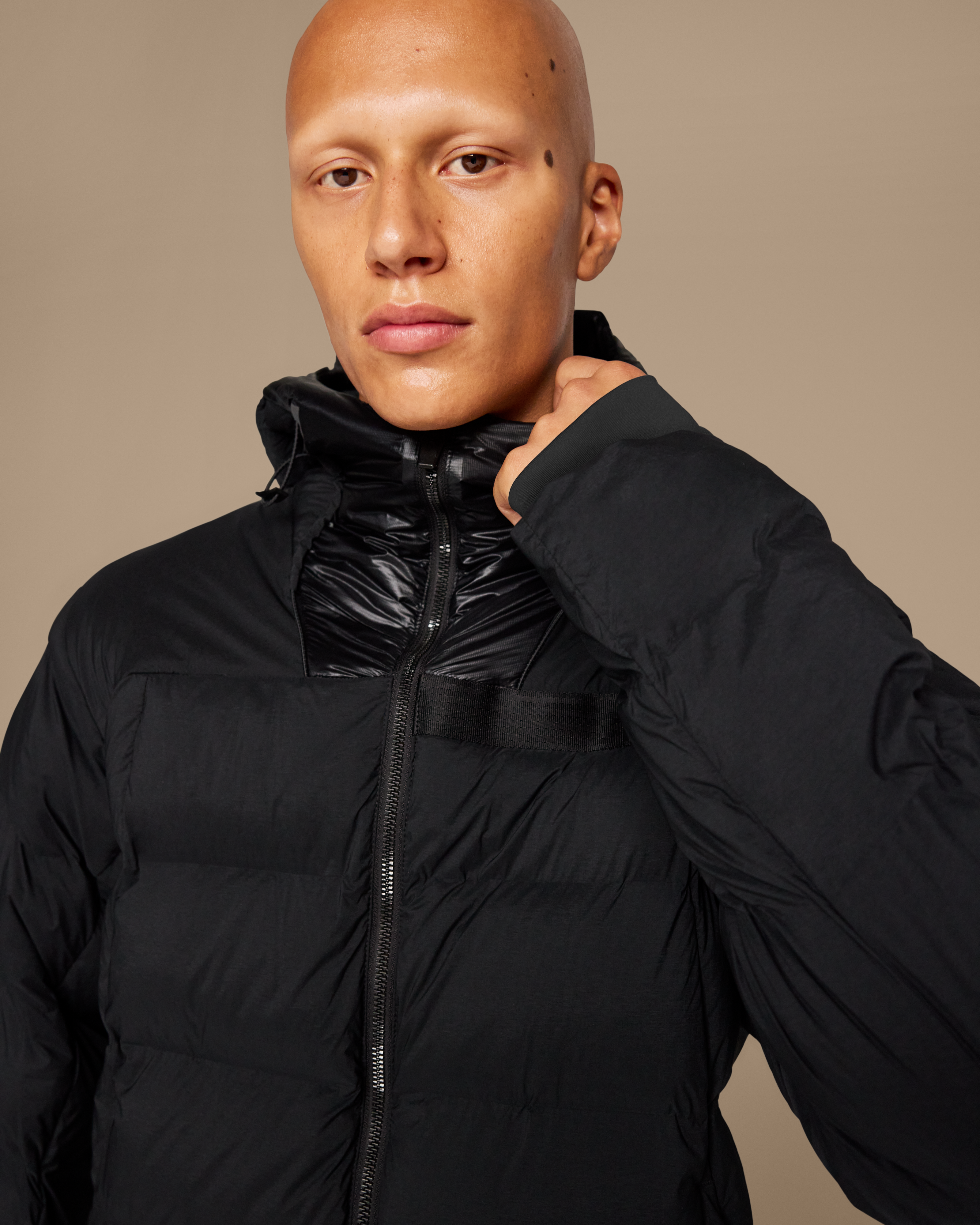 on challenger jacket Black