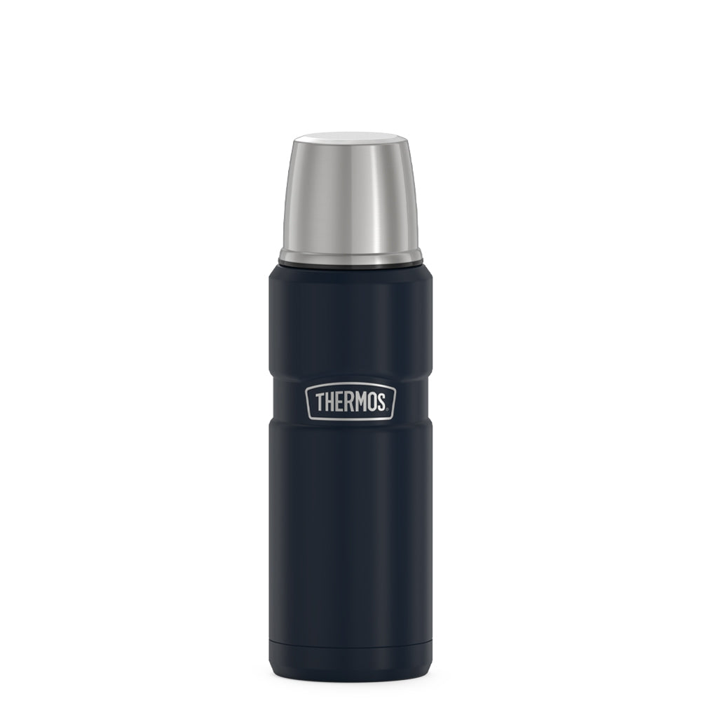 Thermos 16oz Stainless King Beverage Bottle Midnight Blue