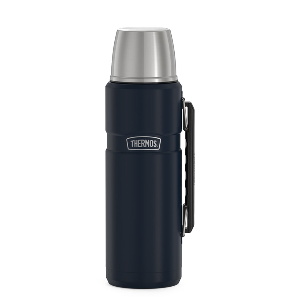 Thermos 40oz Stainless King Beverage Bottle Midnight Blue