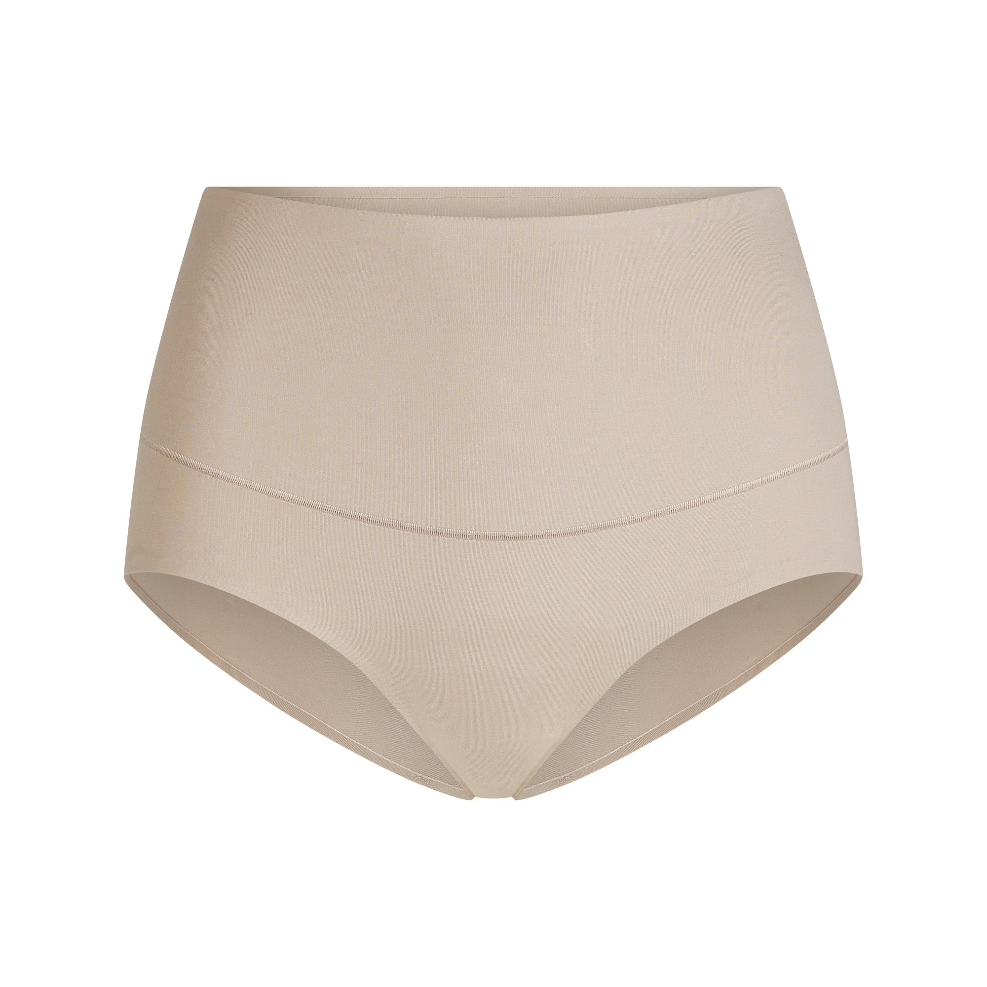 Skims Cotton Shapewear High-Waisted Brief Linen