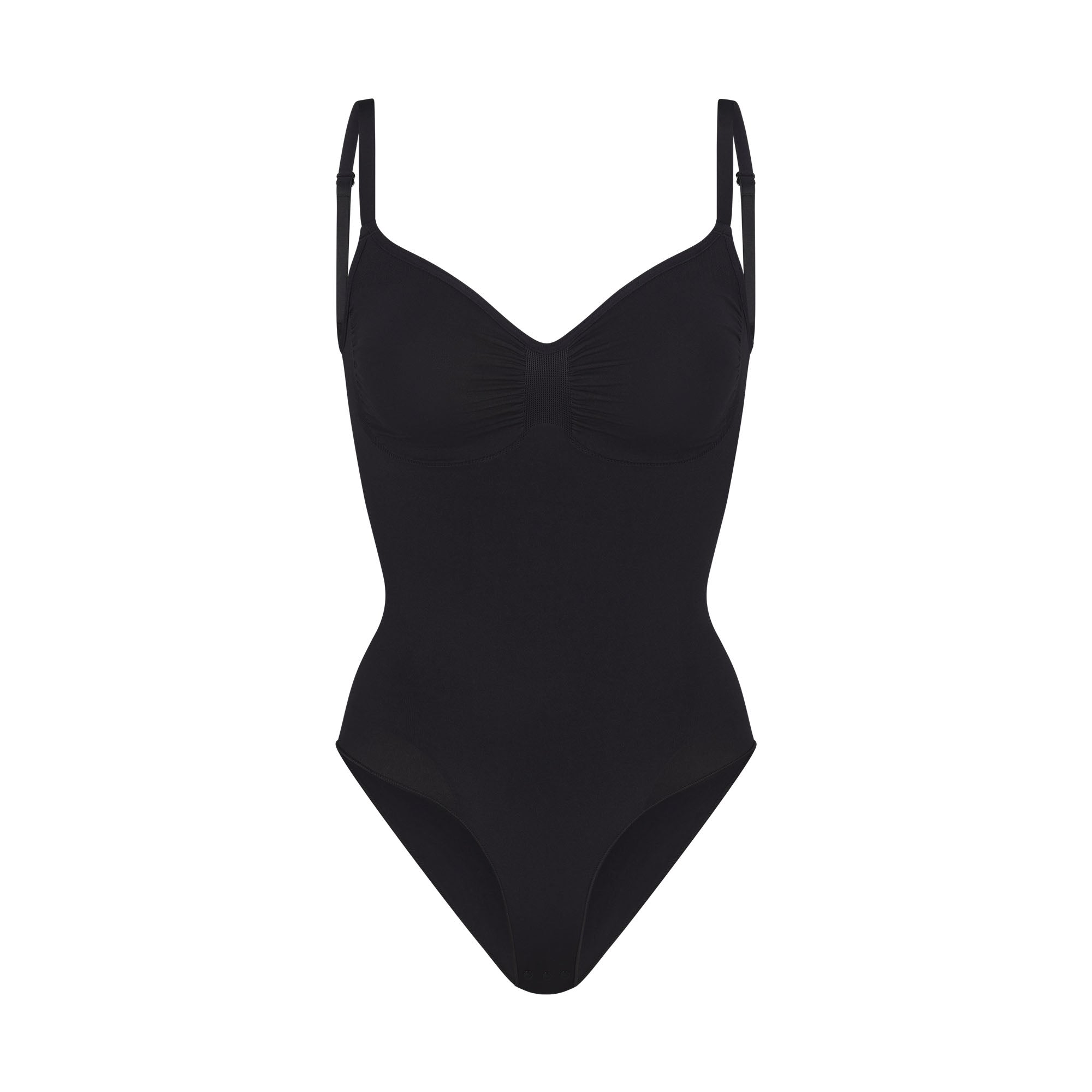 Skims Seamless Sculpt Brief Bodysuit Onyx