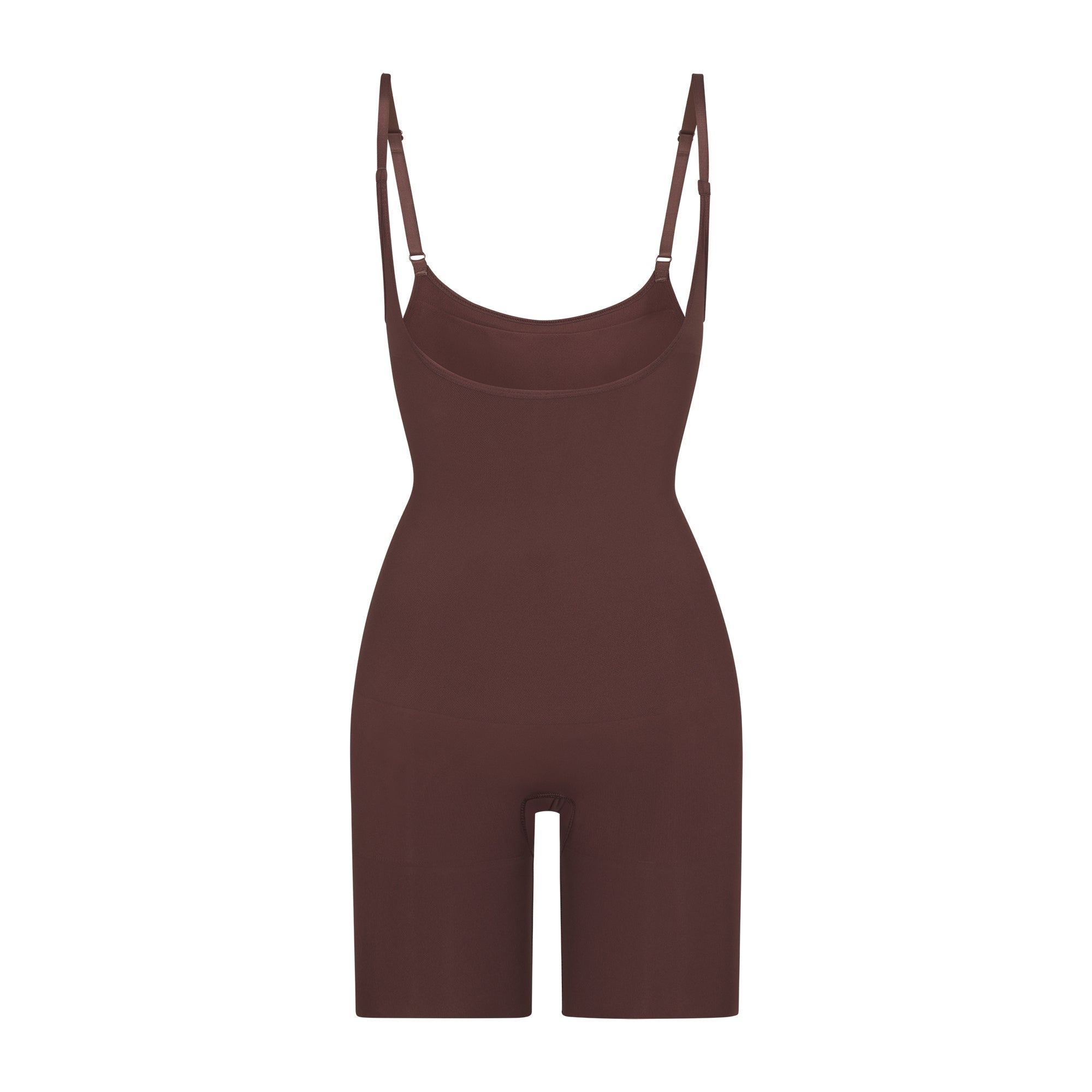 Skims Seamless Sculpt Butt Lifting Open Bust Bodysuit Cocoa