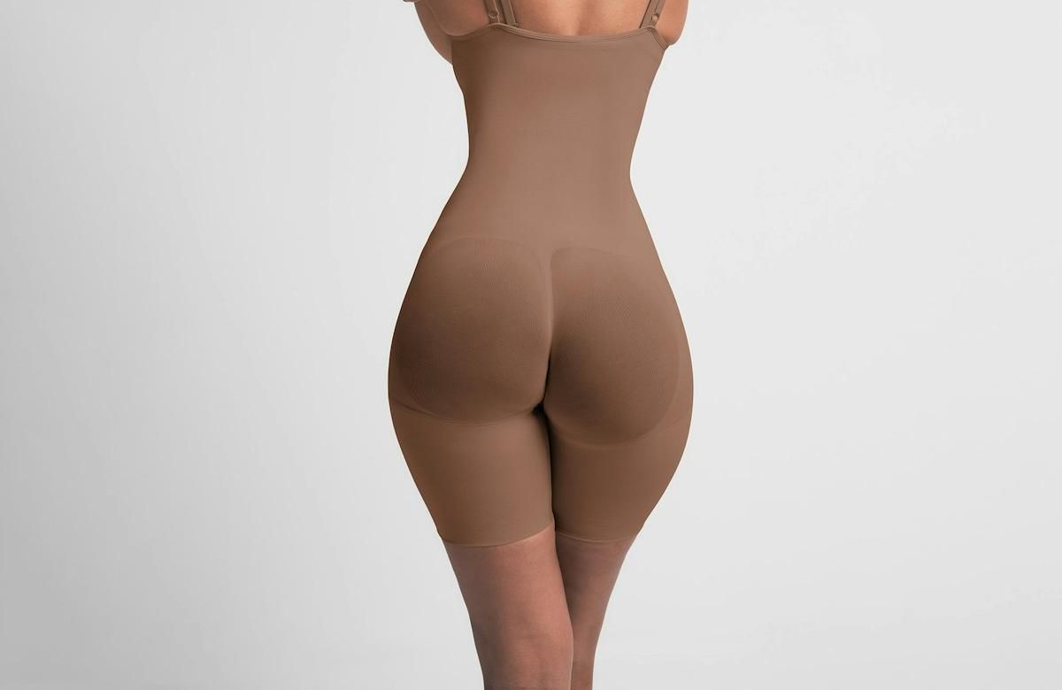 Skims Seamless Sculpt Butt Lifting Open Bust Bodysuit