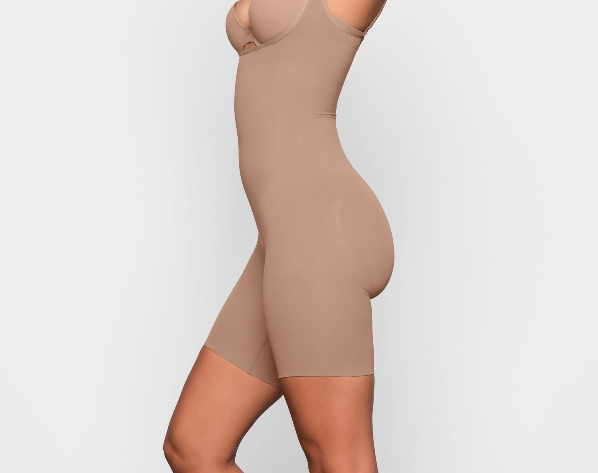 Skims Seamless Sculpt Butt Lifting Open Bust Bodysuit Sienna
