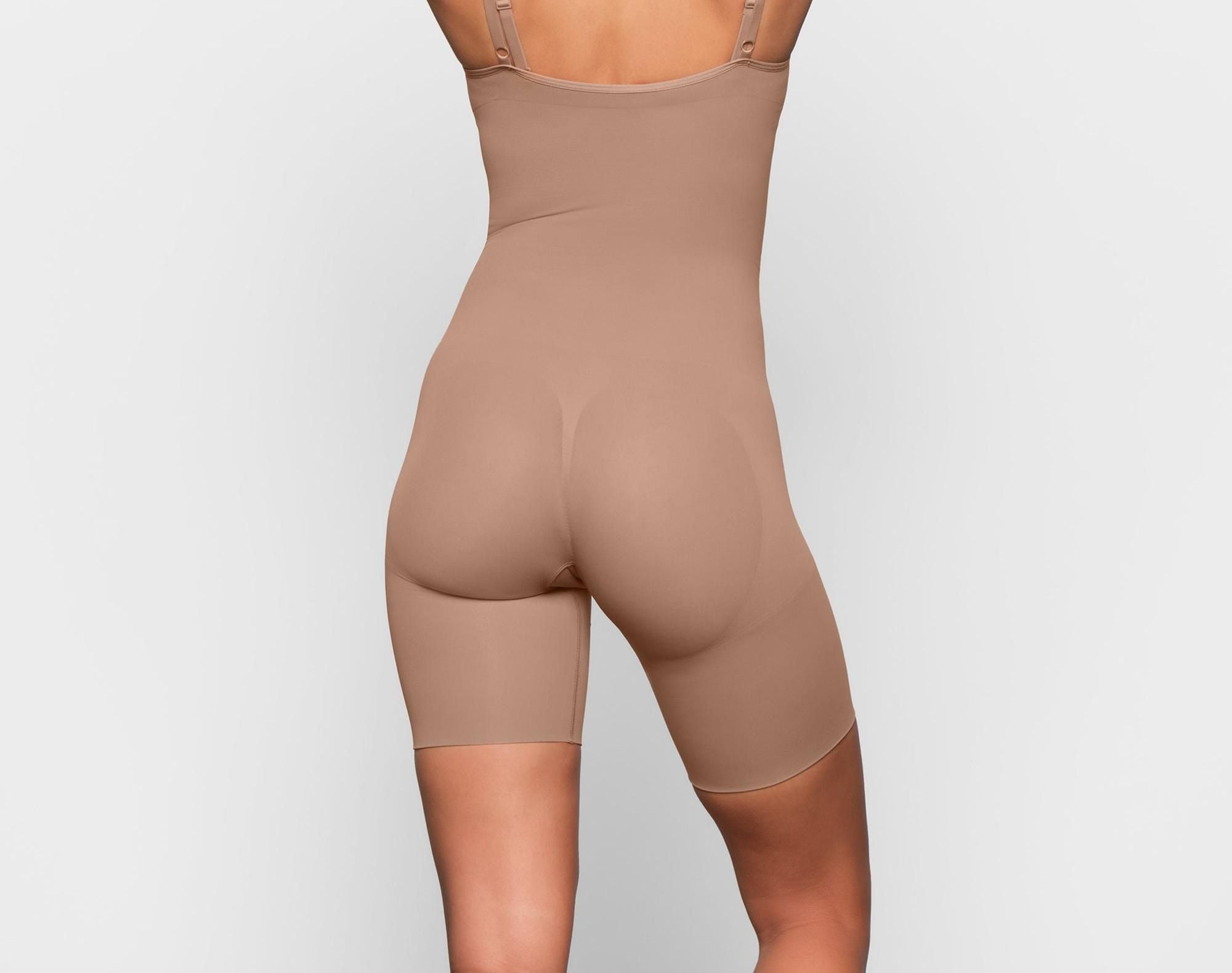 Skims Seamless Sculpt Butt Lifting Open Bust Bodysuit Sienna