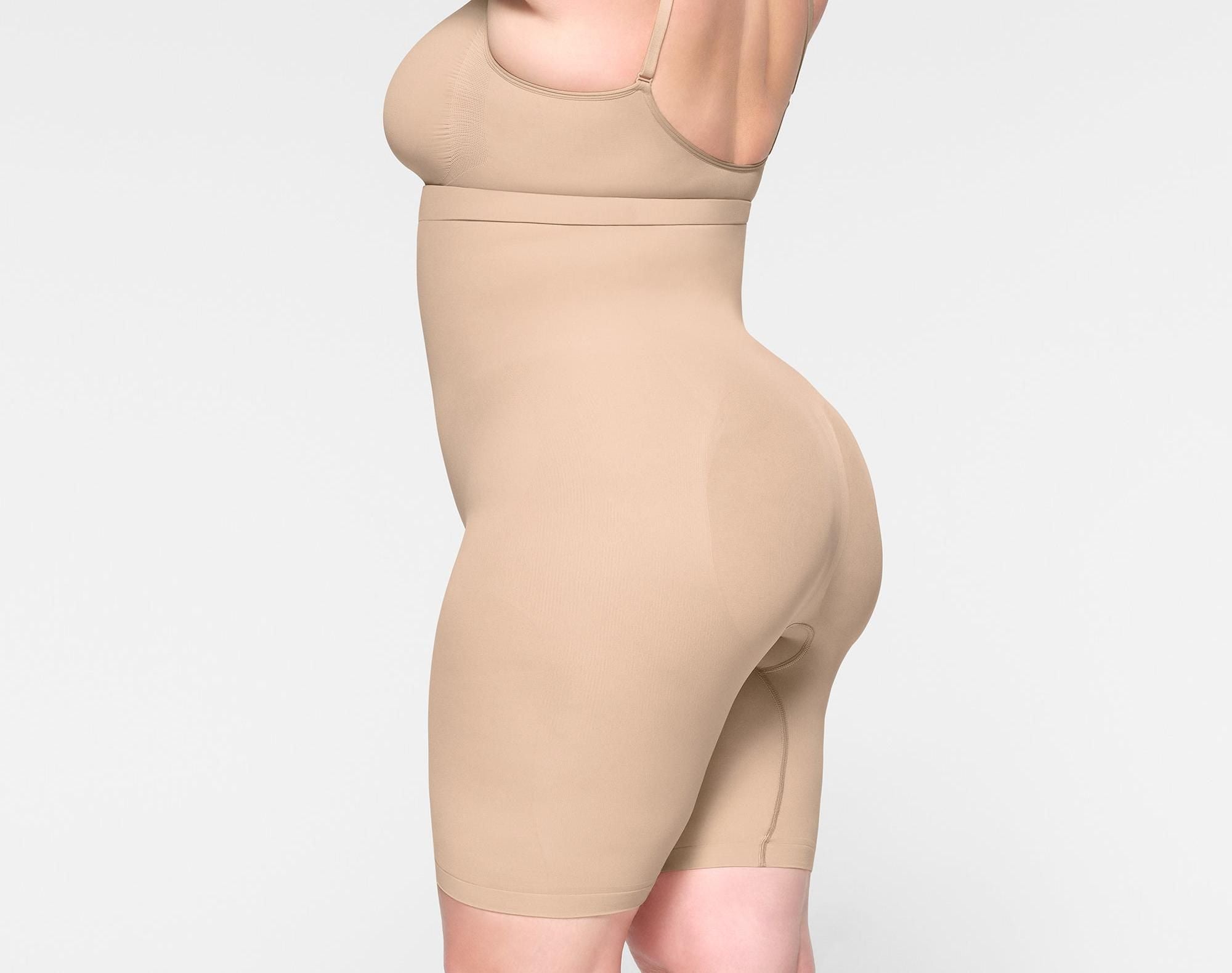 Skims Seamless Sculpt High-Waisted Above The Knee Short Mica