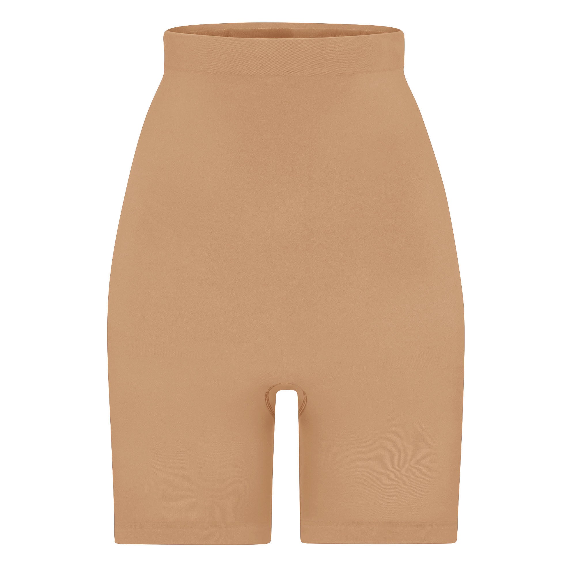 Skims Seamless Sculpt High-Waisted Above The Knee Short Ochre