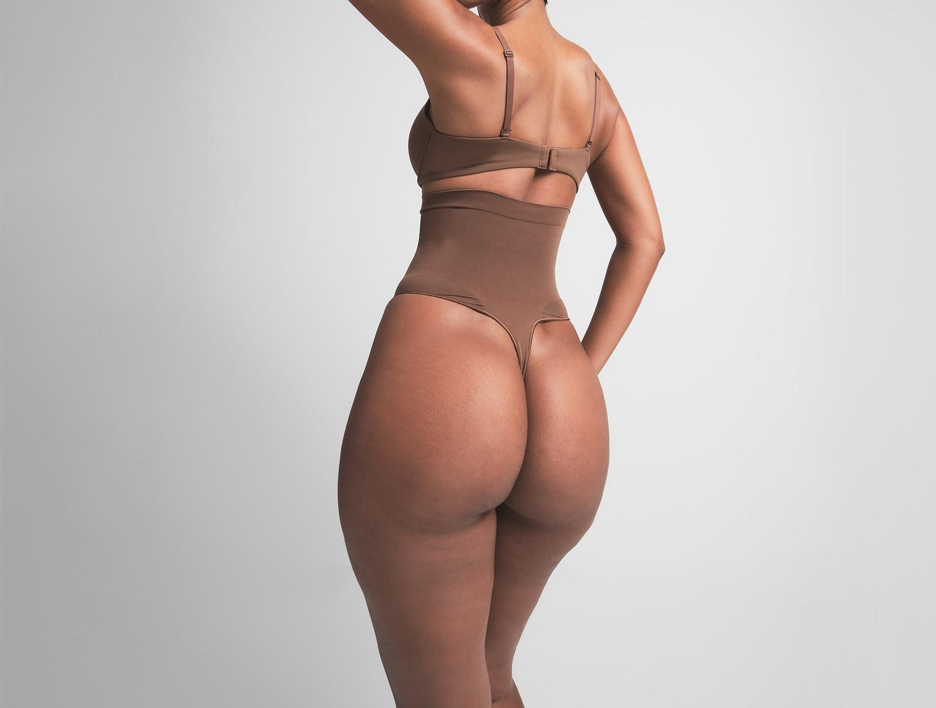 Skims Seamless Sculpt High-Waisted Thong Jasper