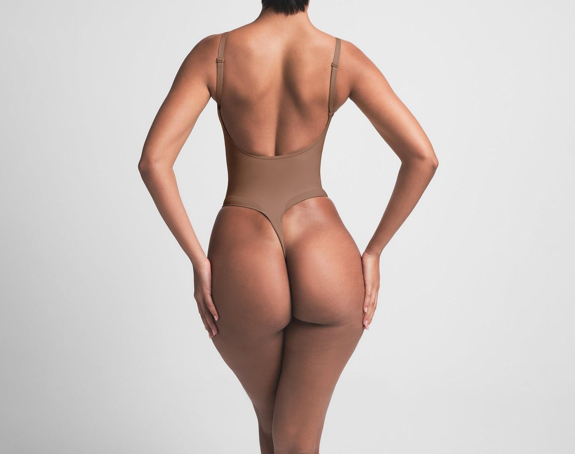 Skims Seamless Sculpt Low Back Thong Bodysuit Jasper