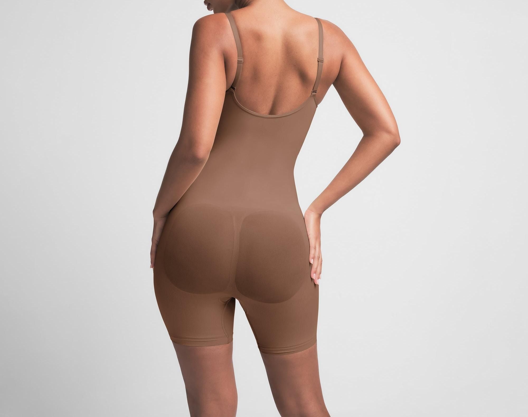 Skims Seamless Sculpt Mid Thigh Bodysuit Jasper