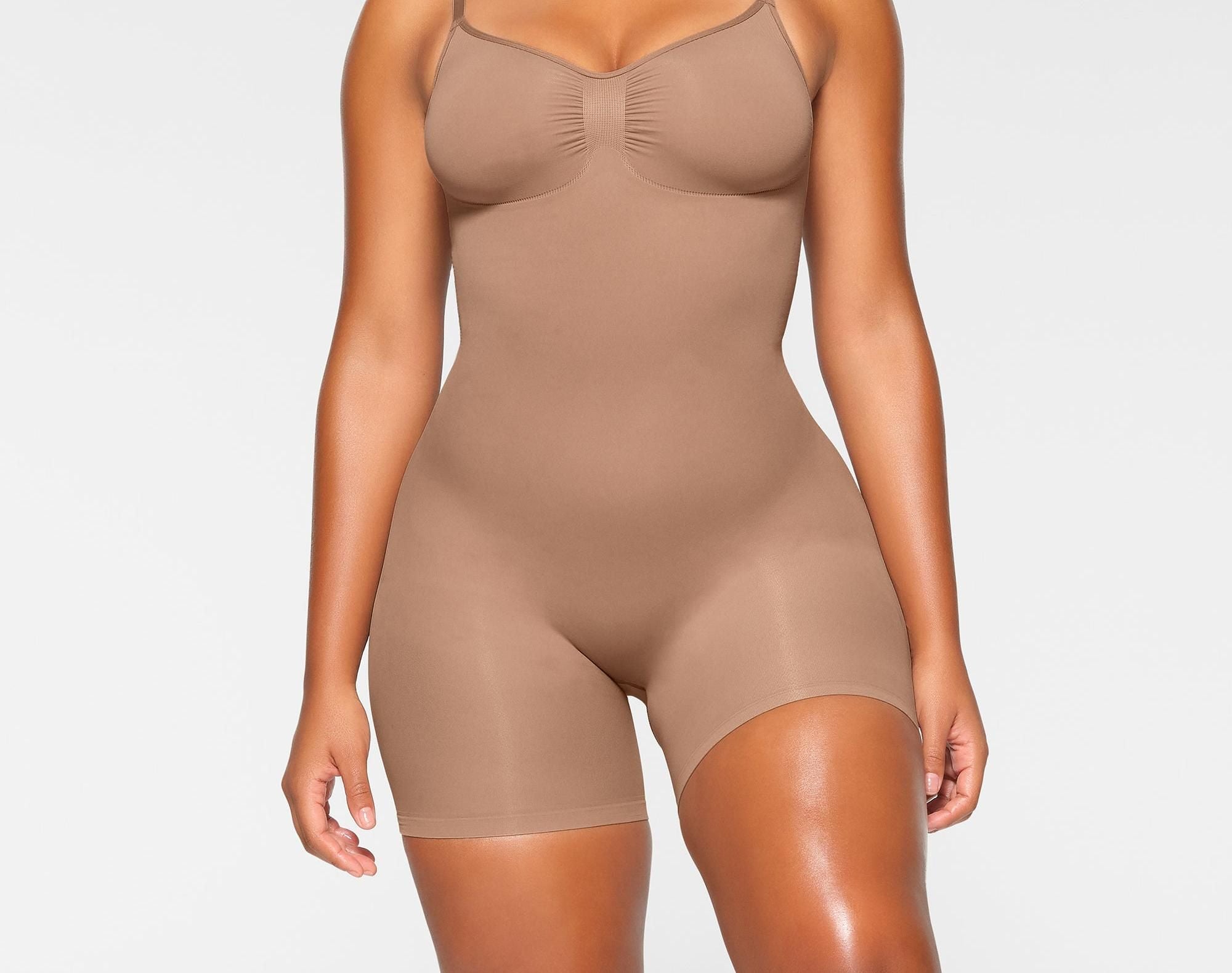 Skims Seamless Sculpt Mid Thigh Bodysuit Sienna