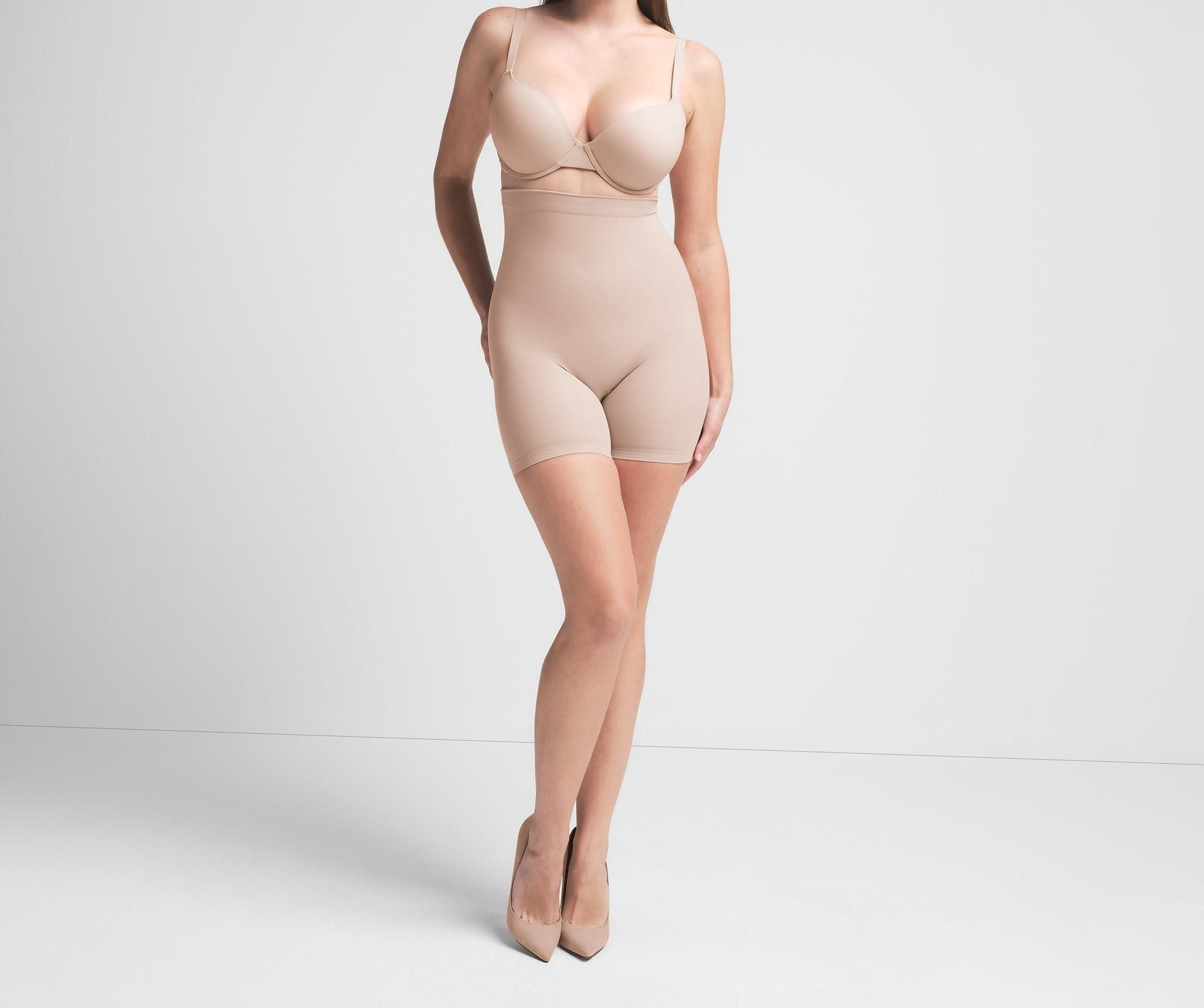 Skims Seamless Sculpt Mid Thigh Short Mica