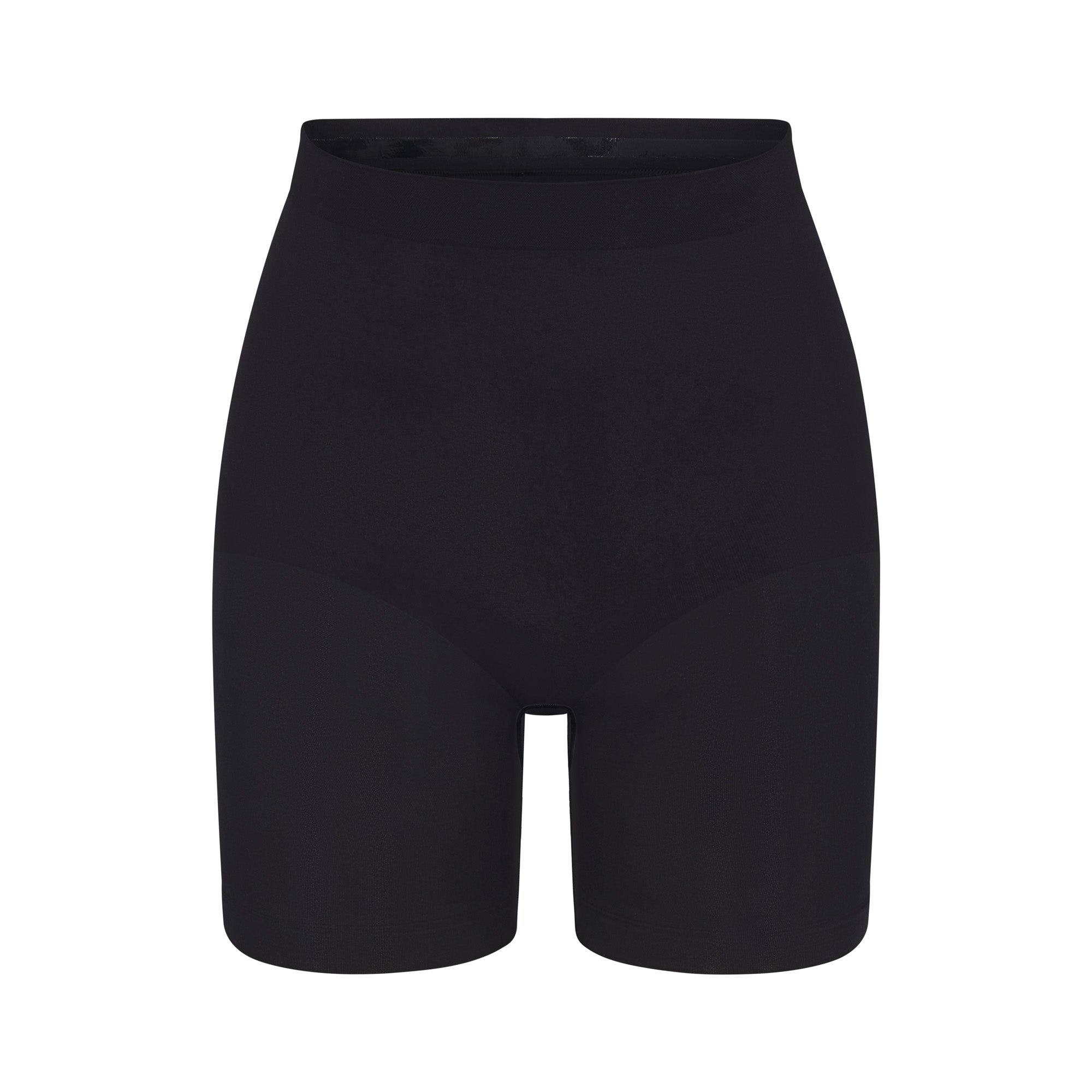 Skims Seamless Sculpt Mid Thigh Short Onyx