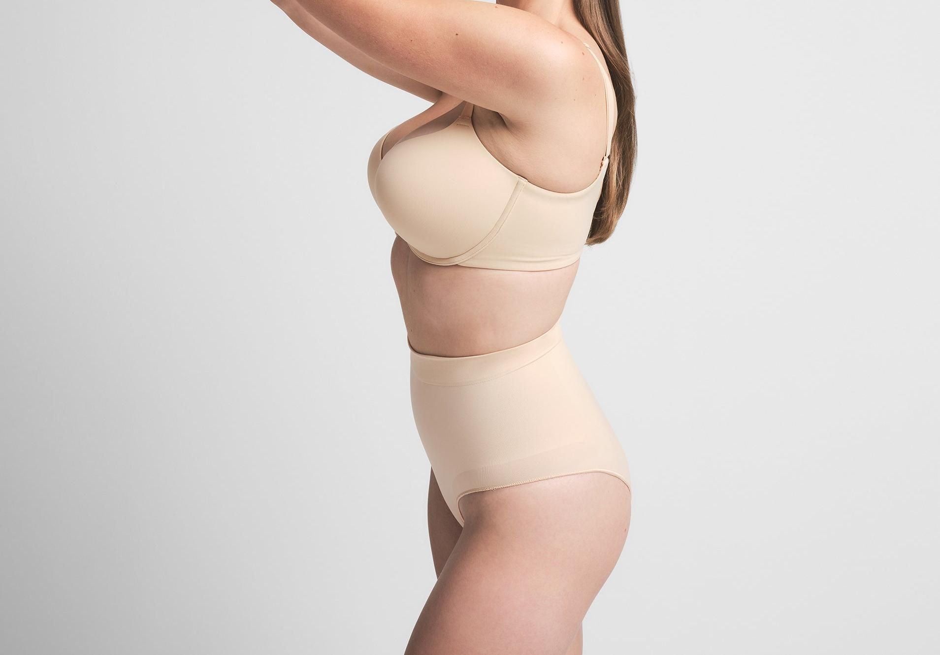 Skims Seamless Sculpt Mid Waist Brief Sand