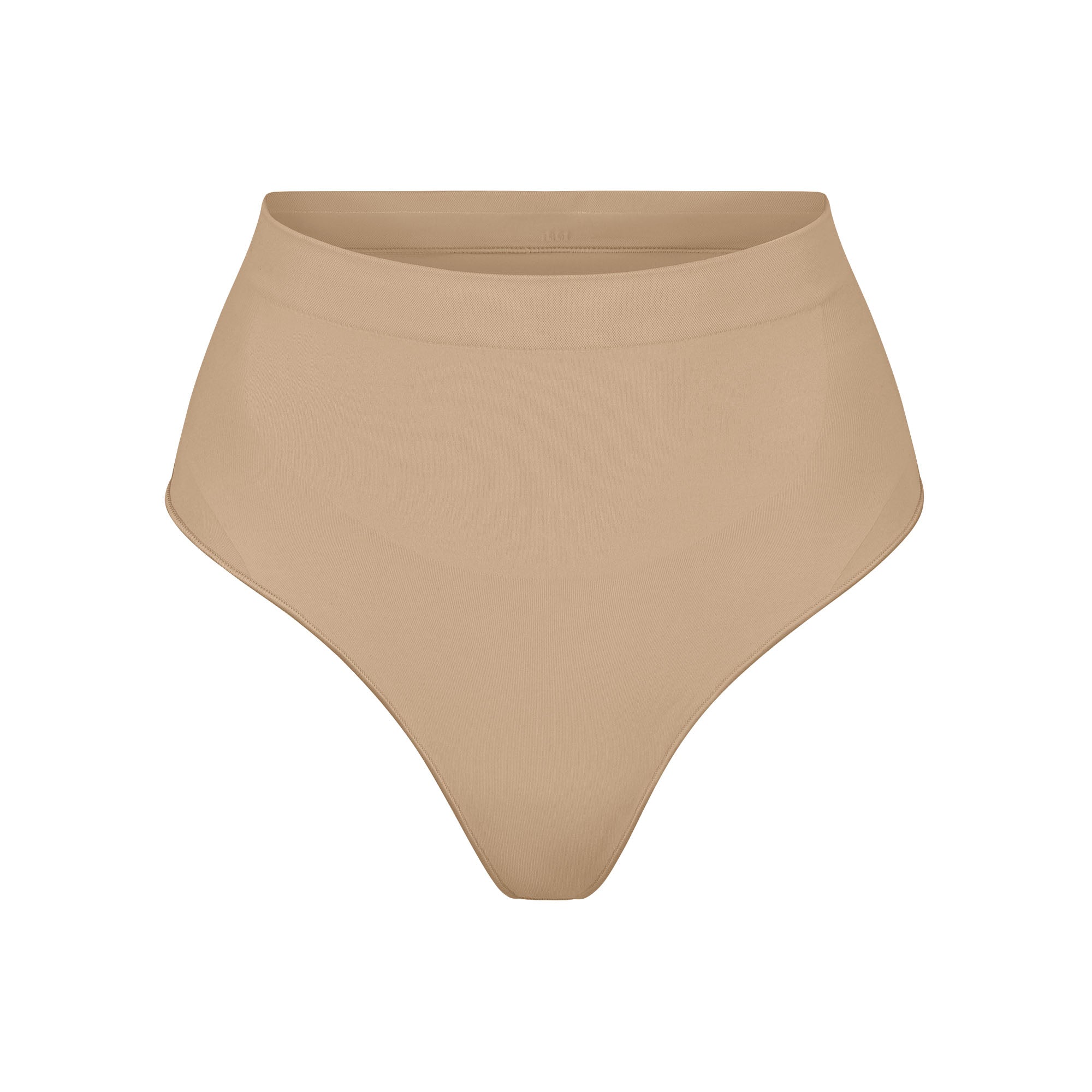 Skims Seamless Sculpt Mid Waist Thong Clay
