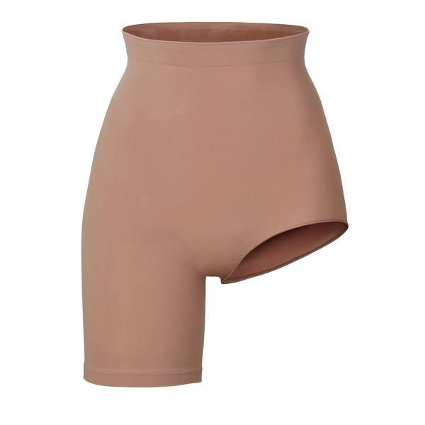 Skims Seamless Sculpt Solution Short Left Leg Exposed Sienna