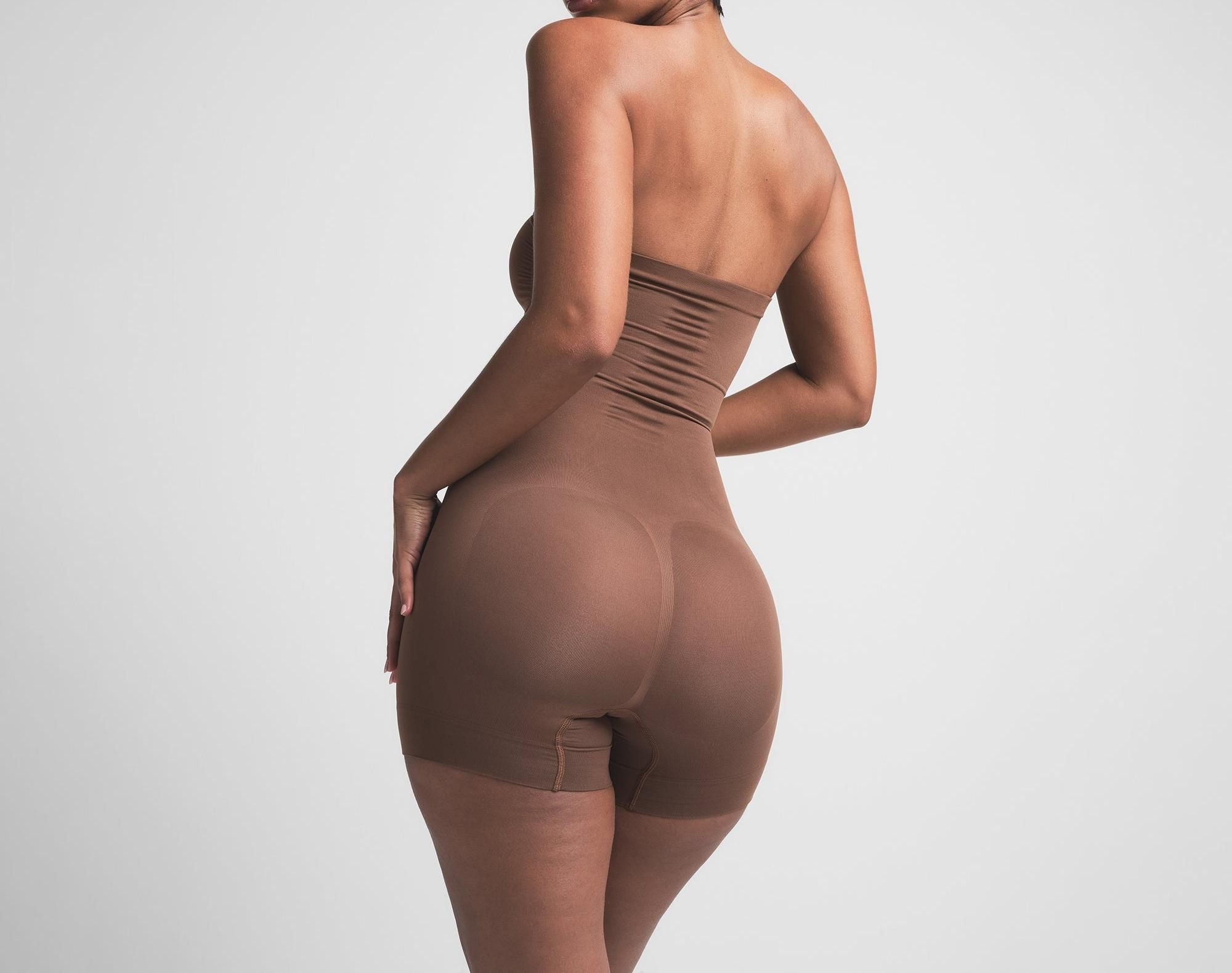 Skims Seamless Sculpt Strapless Shortie Bodysuit Jasper