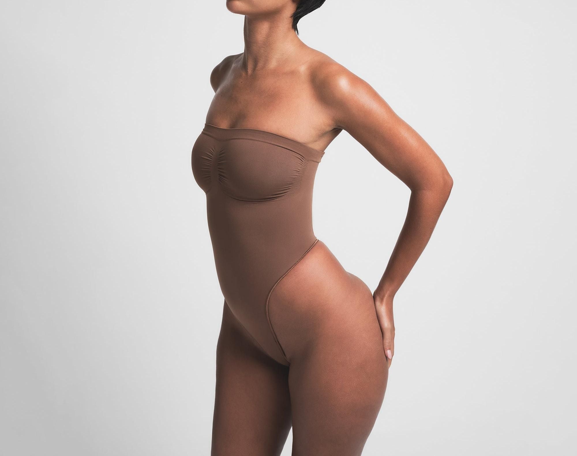 Skims Seamless Sculpt Strapless Thong Bodysuit Jasper
