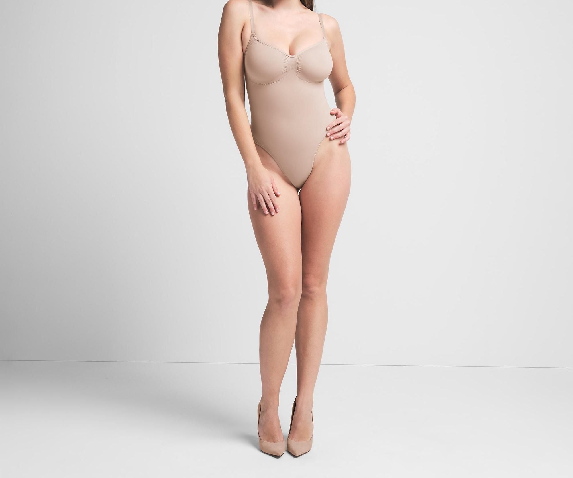 Skims Seamless Sculpt Thong Bodysuit Mica