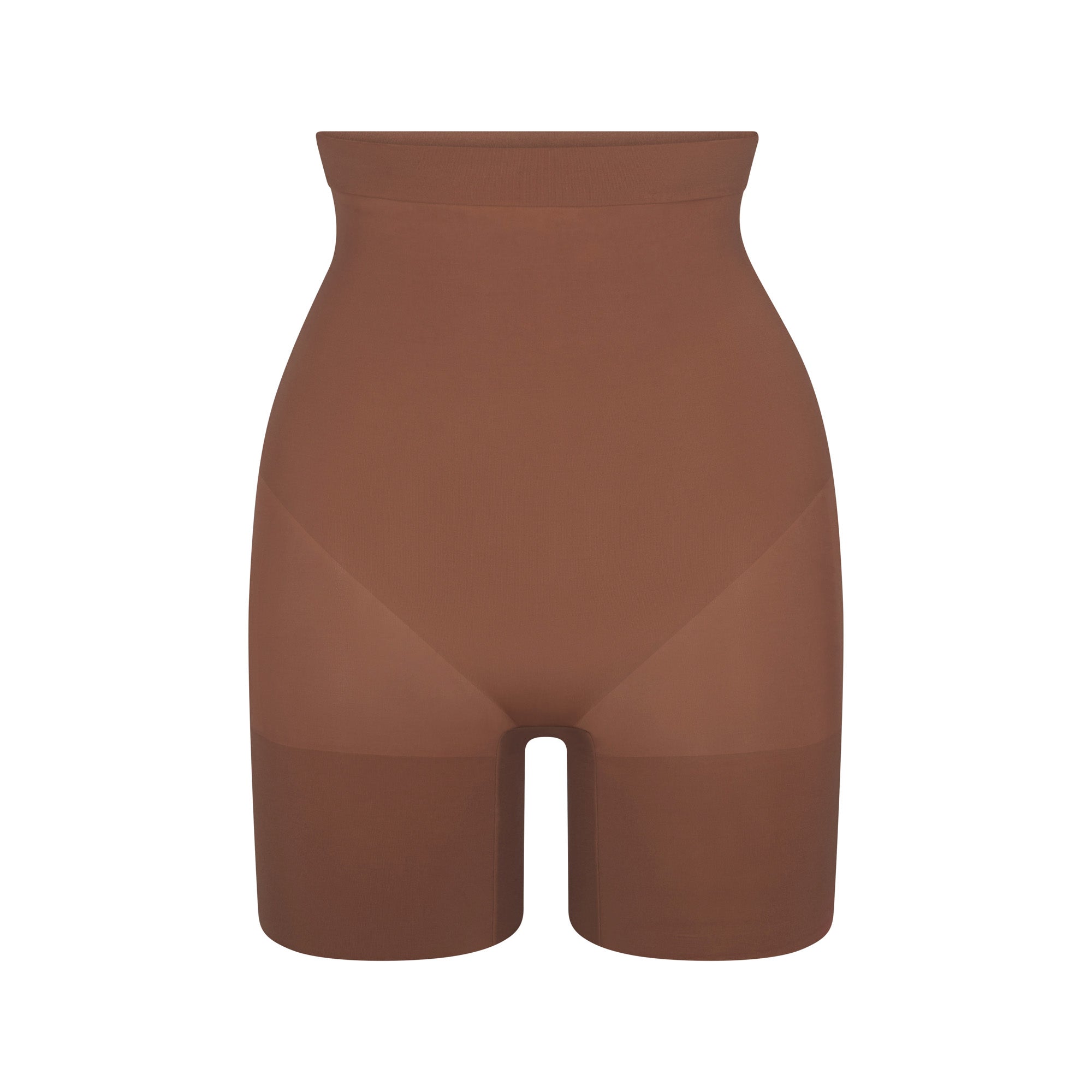 Skims Sheer Seamless High-Waisted Mid Thigh Short Jasper
