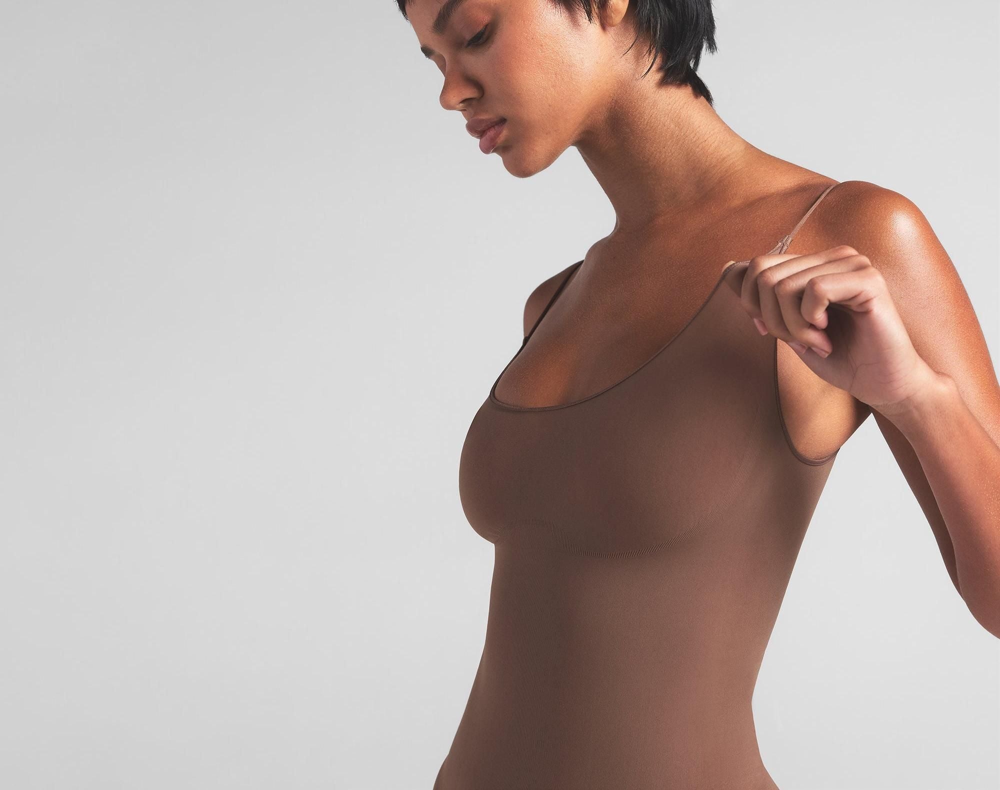 Skims Sheer Seamless Thong Bodysuit Jasper