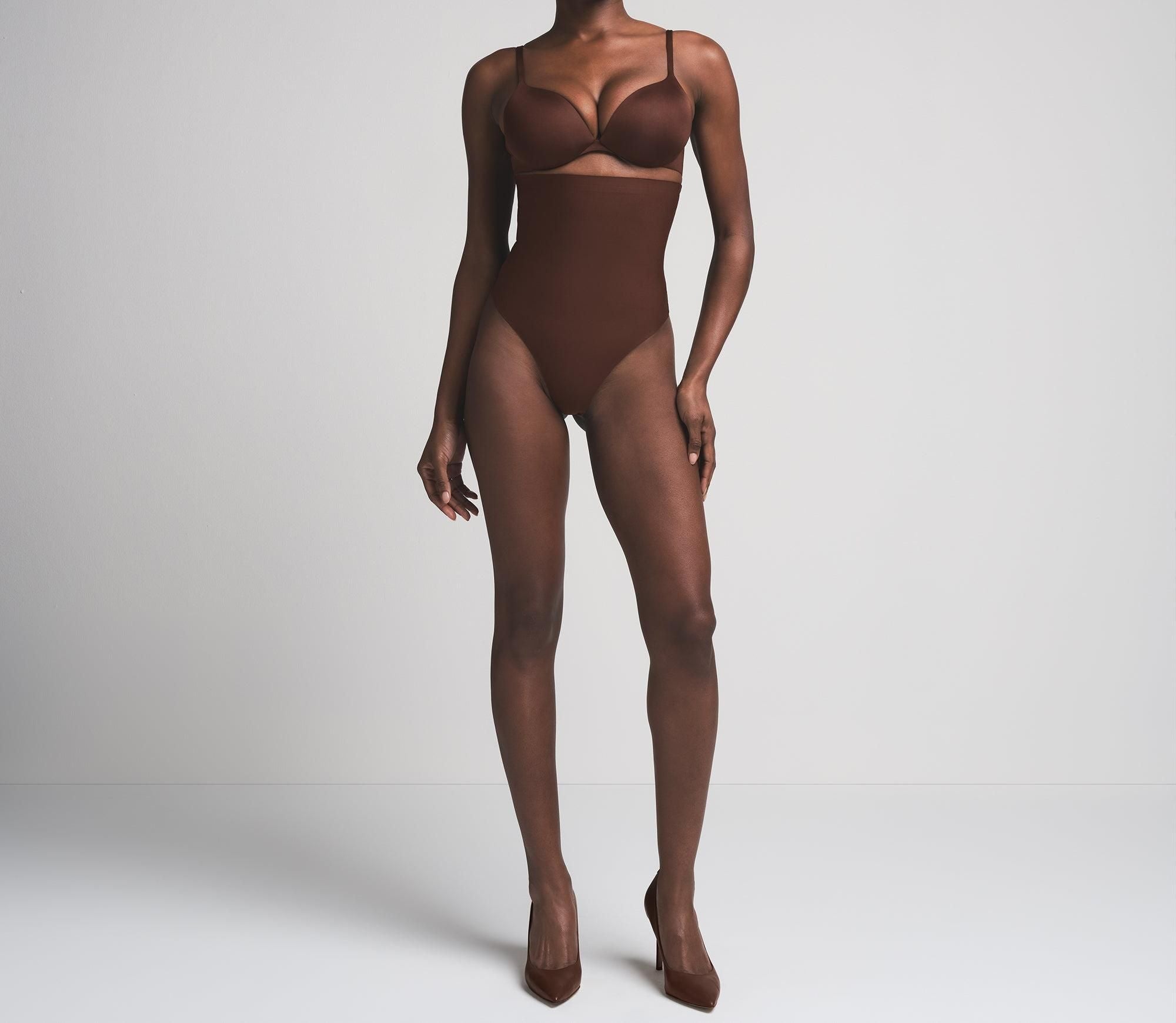 Skims Skims Body Core Sculpt High-Waisted Thong Cocoa