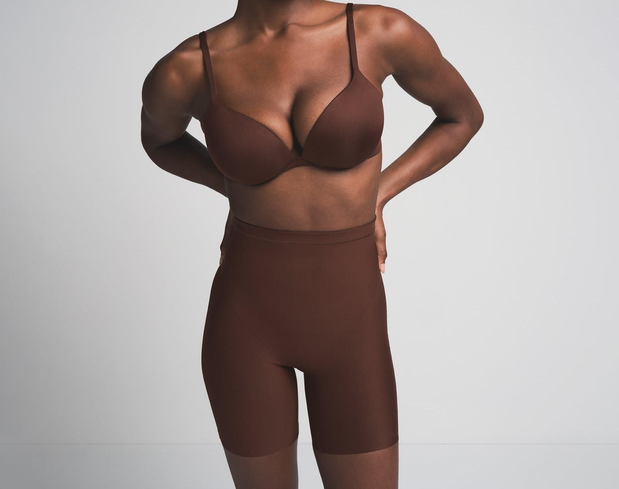 Skims Skims Body Core Sculpt Mid Rise Short Cocoa