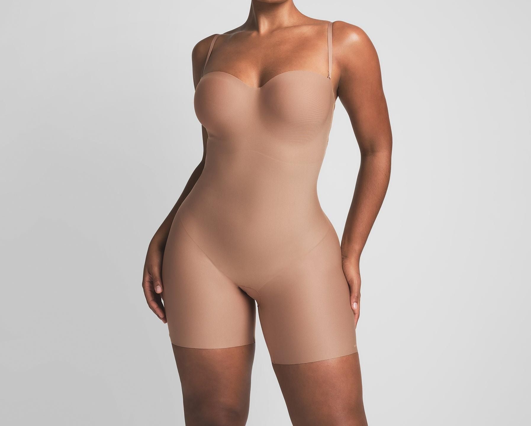 Skims Skims Body Core Sculpt Underwire Mid Thigh Bodysuit Sienna