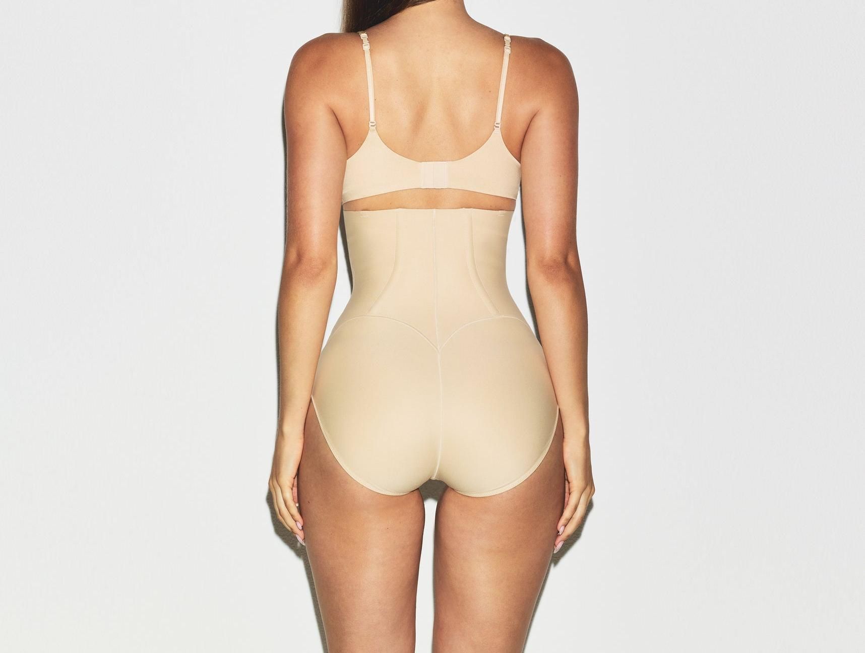 Skims Skims Body Core Sculpt Waist Cincher Butt Lifting Brief Sand