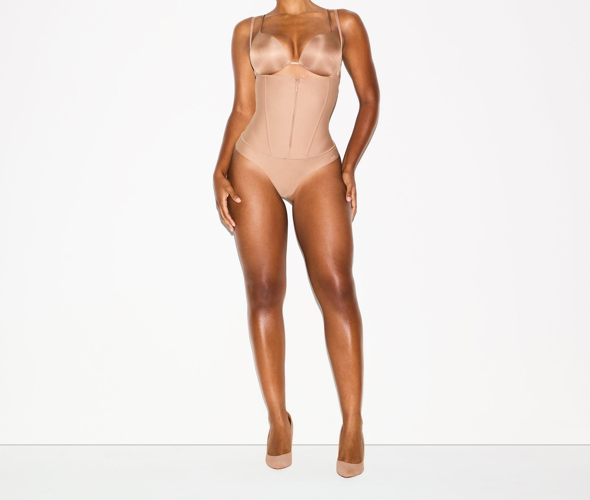 Skims Skims Body Core Sculpt Waist Cincher Thong Sienna