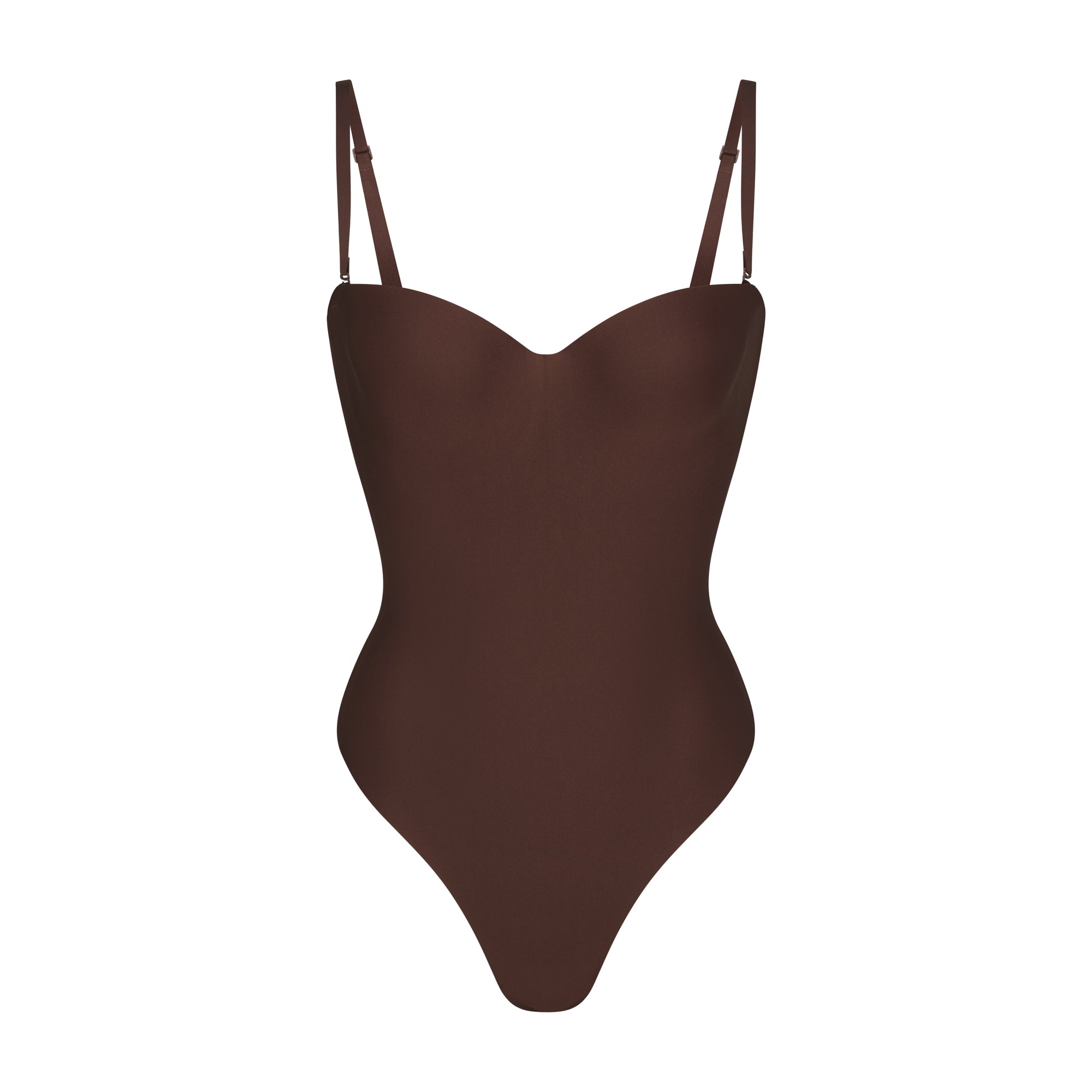 Skims Skims Body Underwire Thong Bodysuit Cocoa