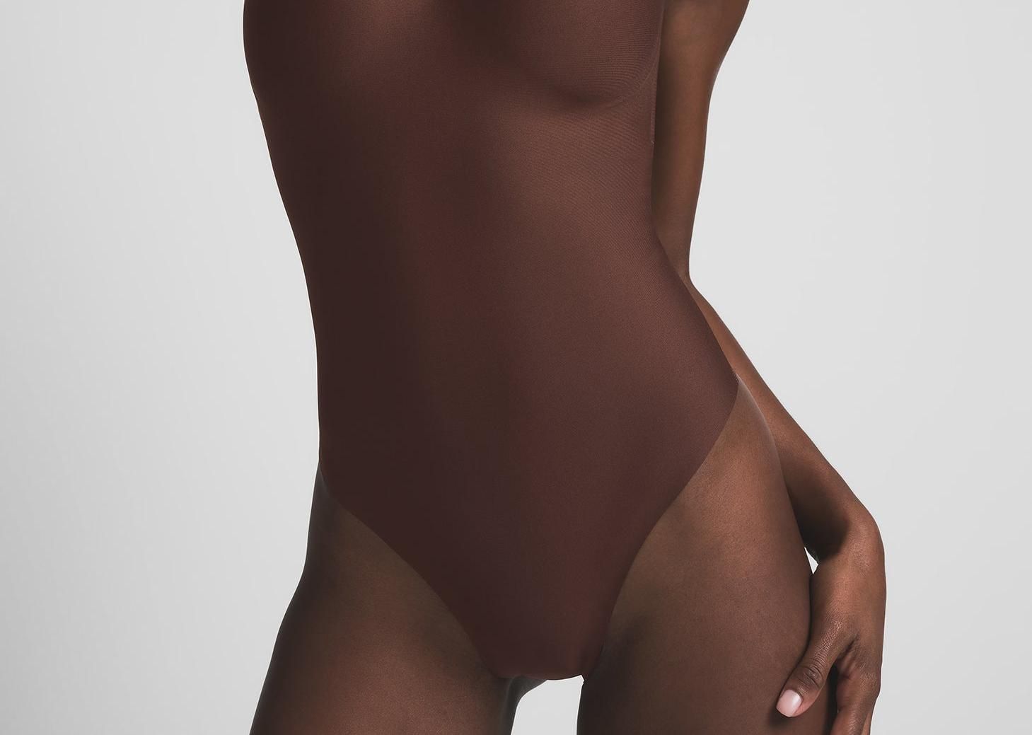 Skims Skims Body Underwire Thong Bodysuit Cocoa