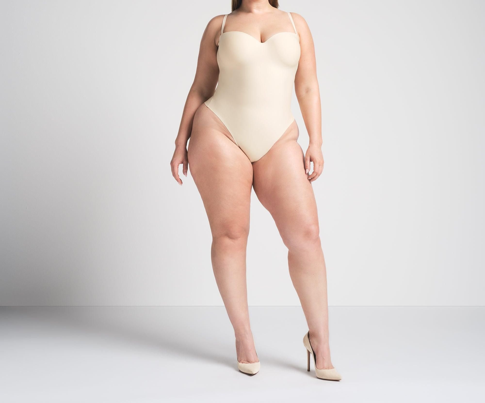 Skims Skims Body Underwire Thong Bodysuit Sand