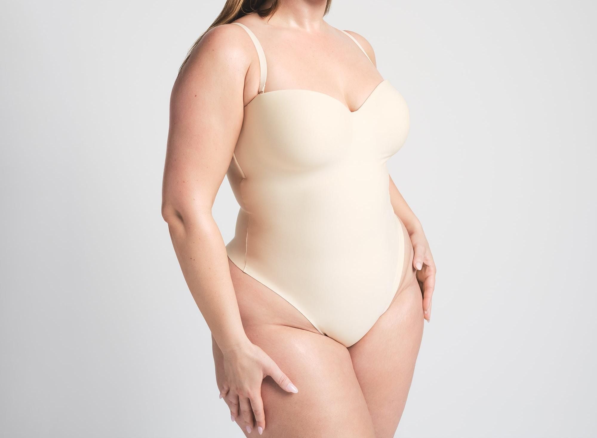 Skims Skims Body Underwire Thong Bodysuit Sand