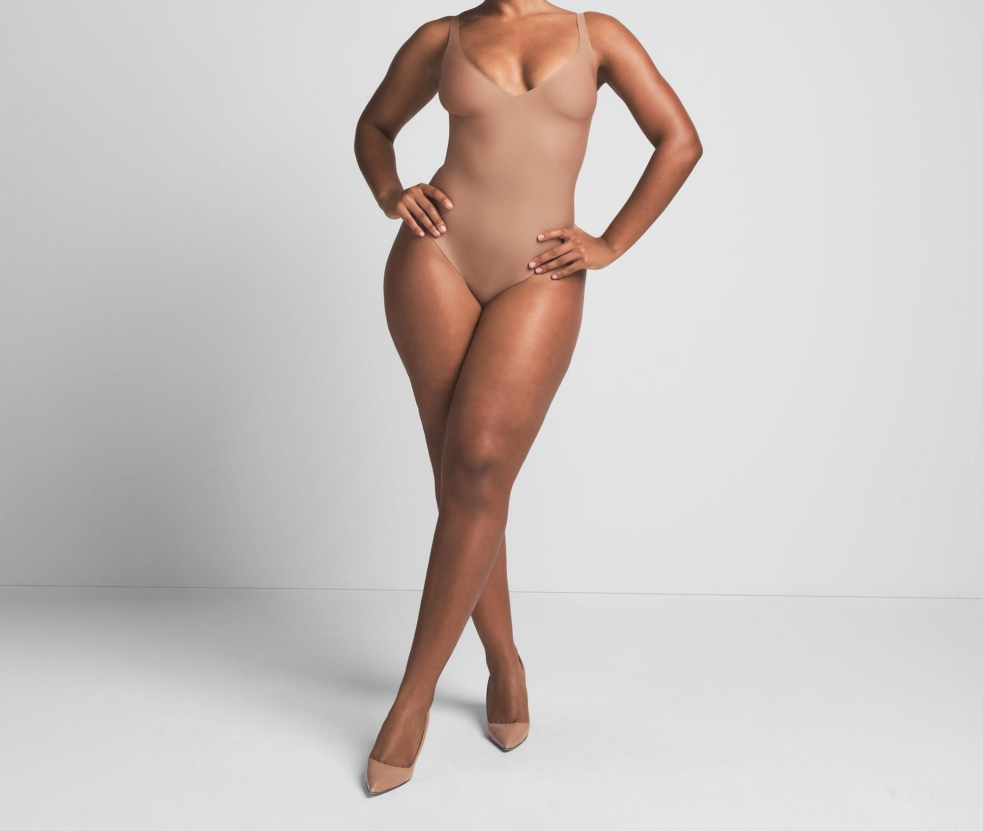 Skims Skims Body Unlined Plunge Thong Bodysuit Sienna