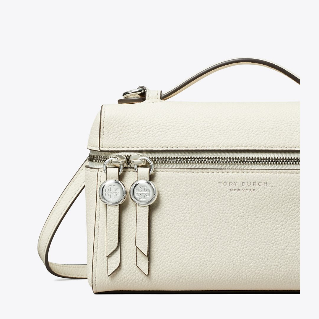 Tory Burch Slim Romy Top Handle Bag Light Cream