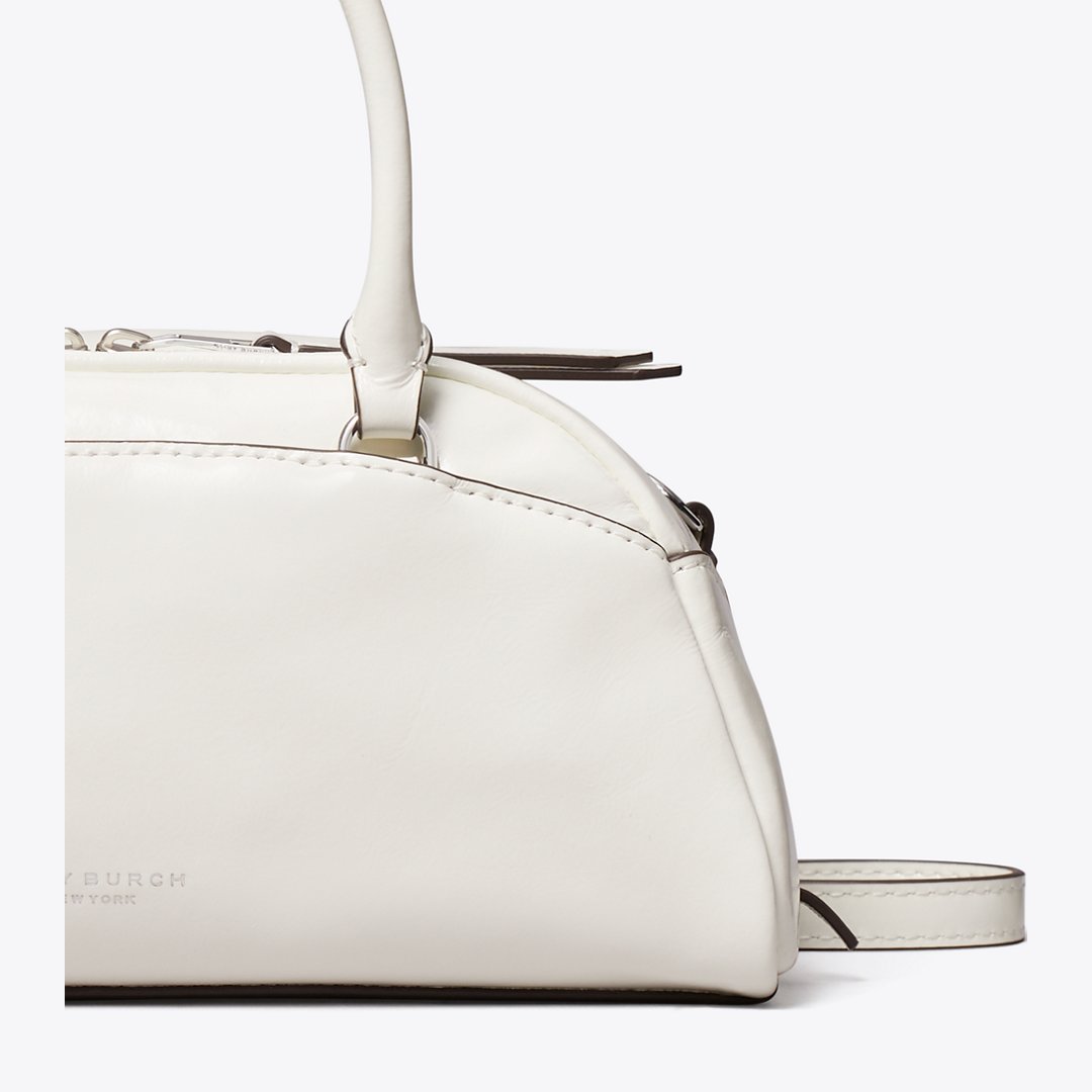 Tory Burch Small Bowler Bianco
