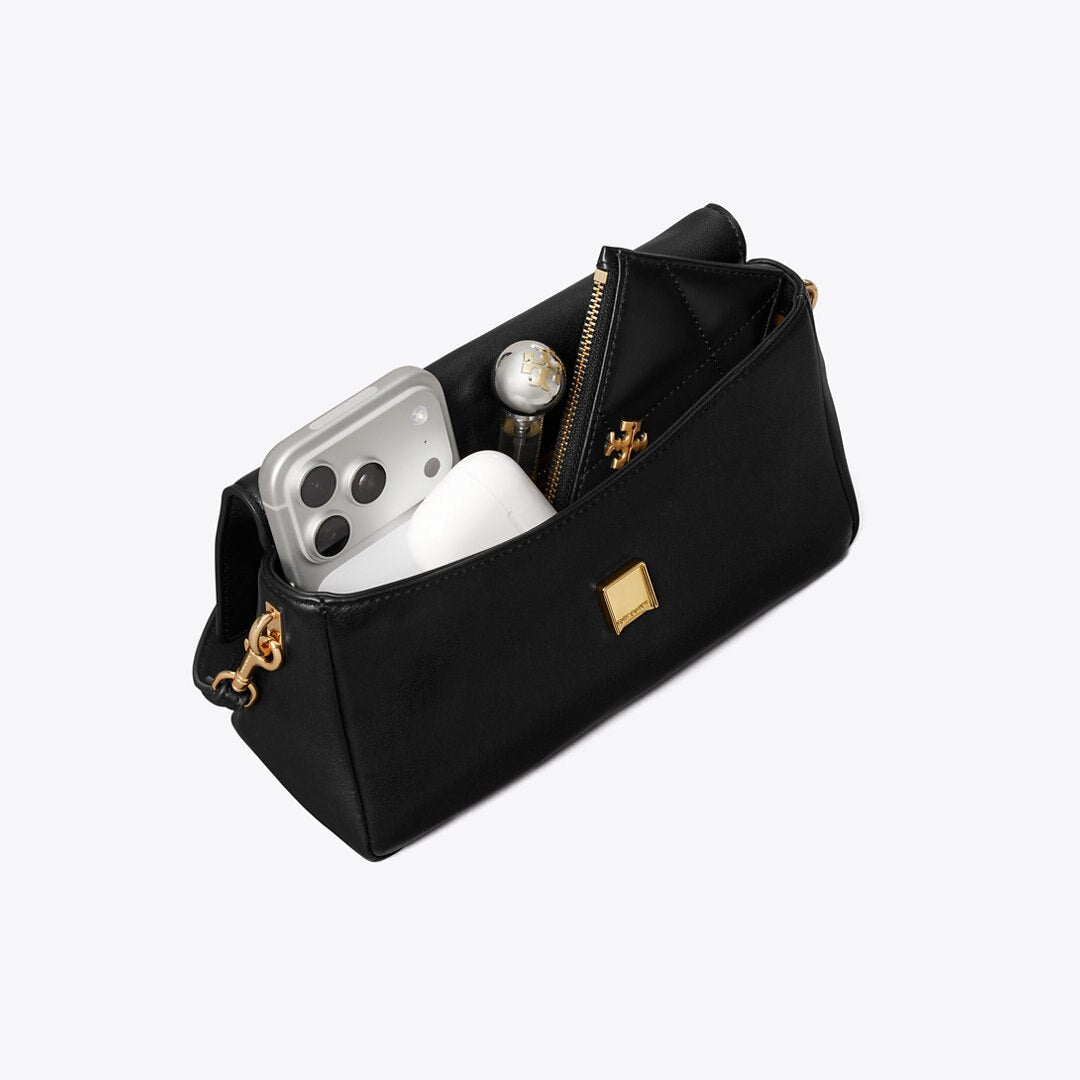 Tory Burch Small Charlie Shoulder Bag Black