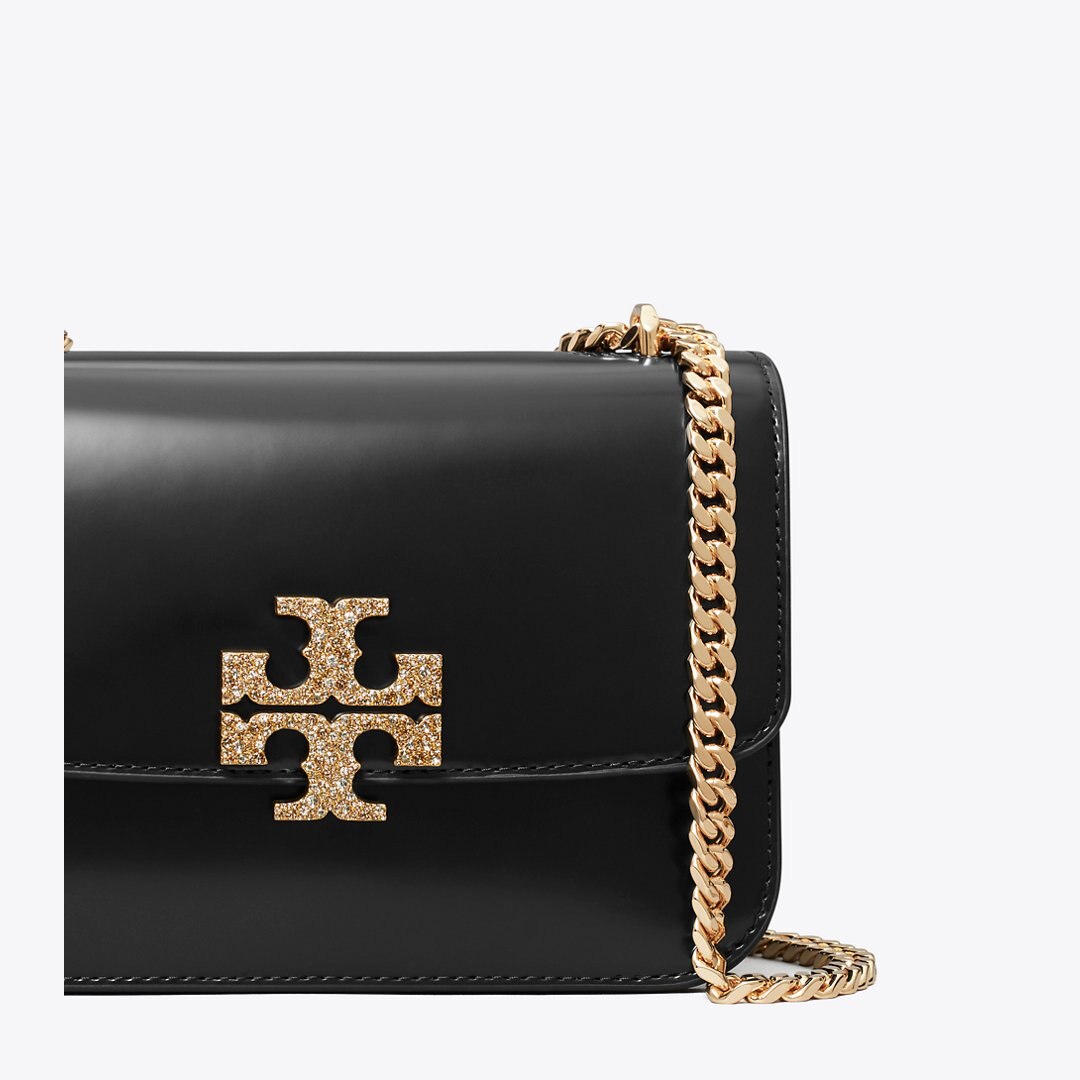 Tory Burch Small Eleanor Pav Shoulder Bag Black