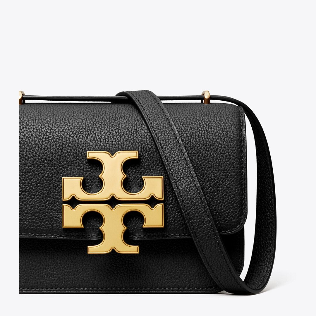Tory Burch Small Eleanor Pebbled Bag Black