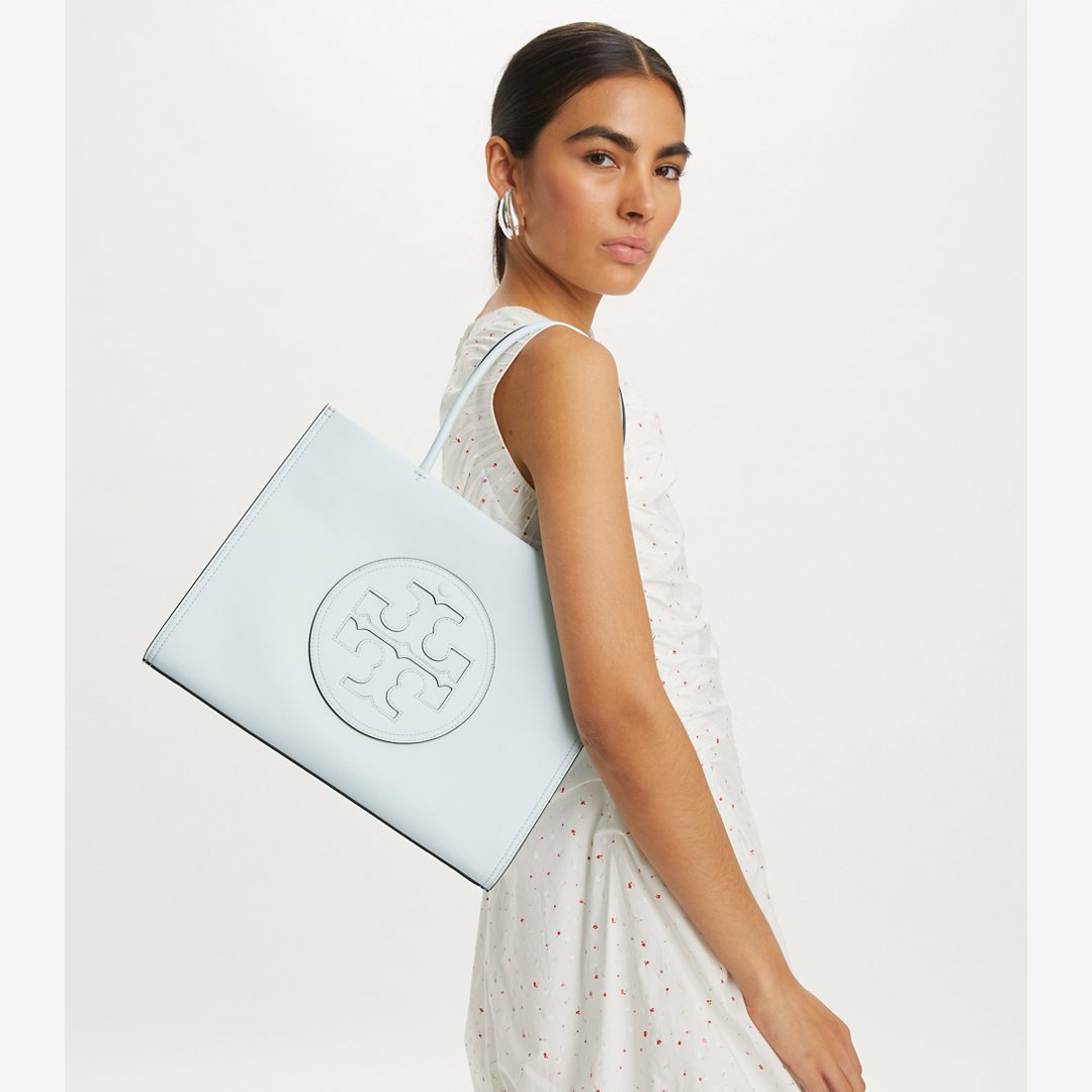 Tory Burch Small Ella Bio Tote Ice Blue