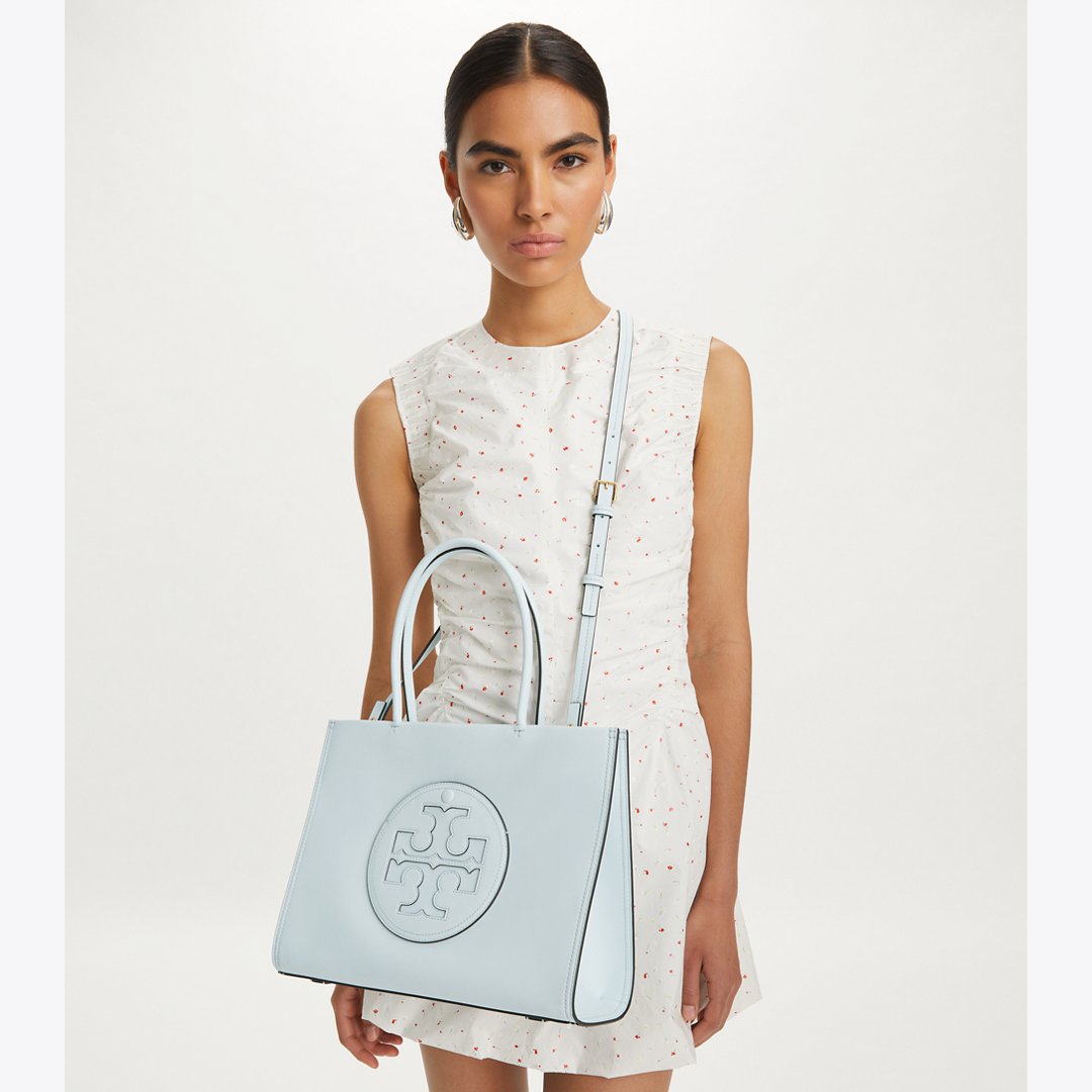 Tory Burch Small Ella Bio Tote Ice Blue