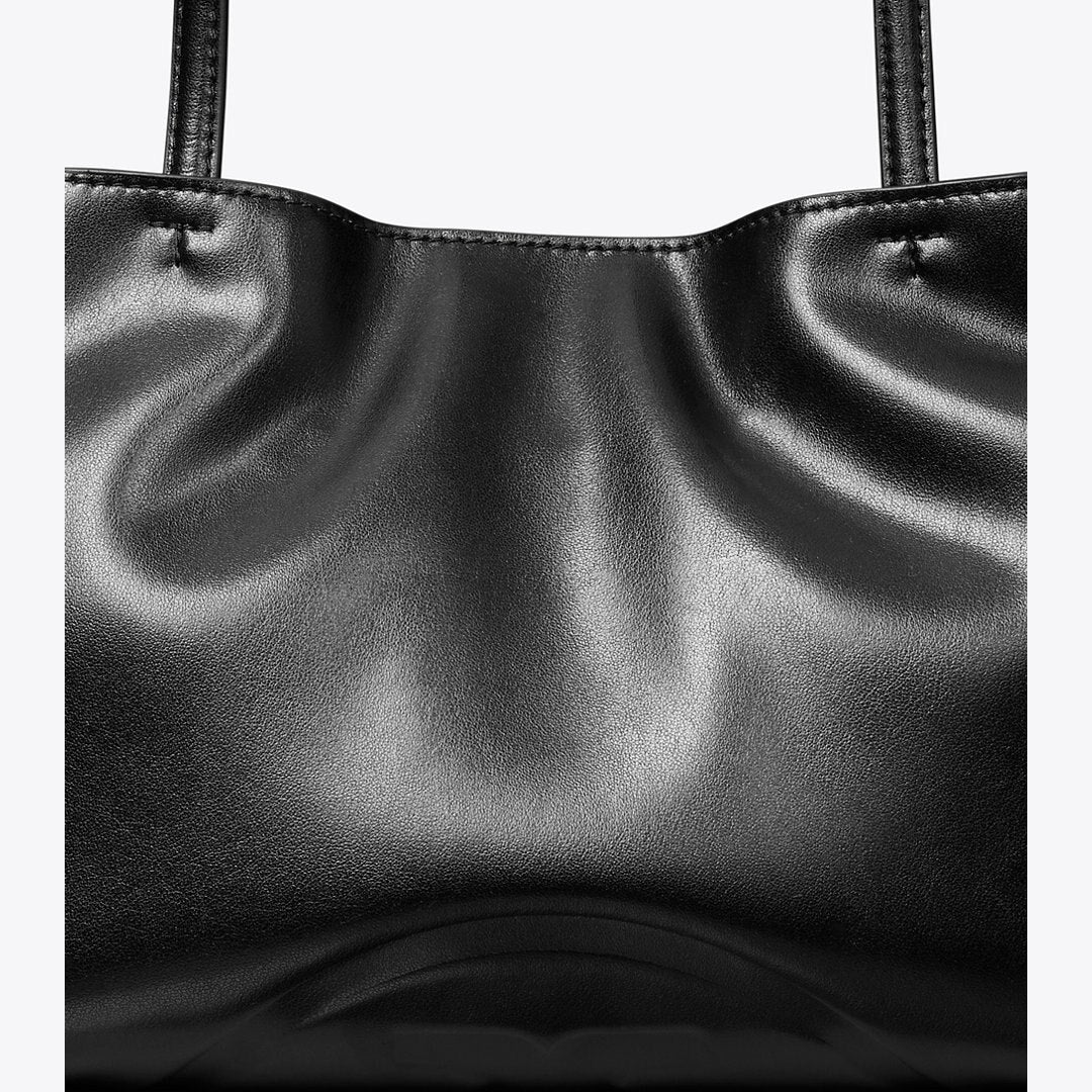 Tory Burch Small Ella natuura Drawstring Tote Black