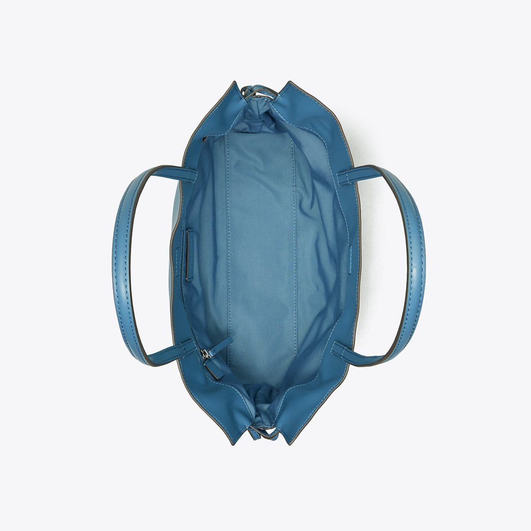 Tory Burch Small Ella natuura Drawstring Tote Electric Blue