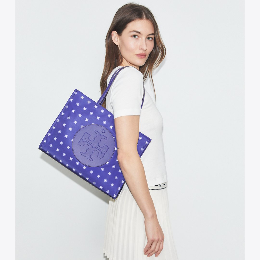 Tory Burch Small Ella Printed Tote Nothing Ditsy