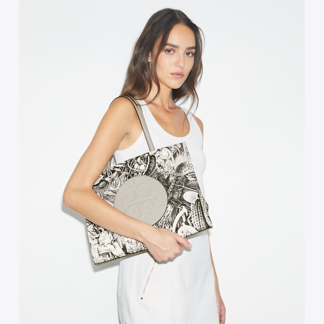 Tory Burch Small Ella Printed Tote Alien Print