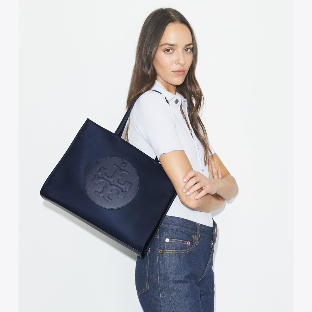 Tory Burch Small Ella Tote NEW NAVY