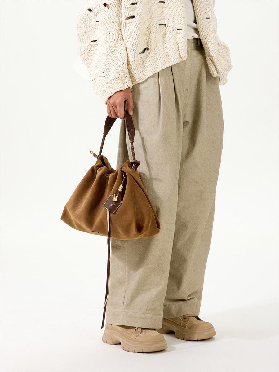 Songmont Small Gather Bag Set Ochre Suede